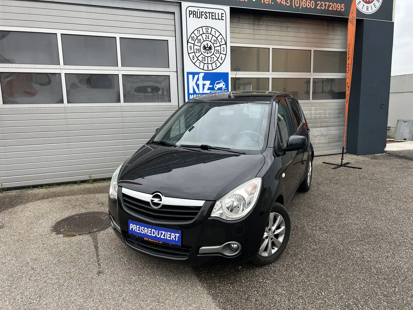 Opel Agila **Pickerl 08/2026**wenig km**Multif.-Klima-ALU Schwarz - 2