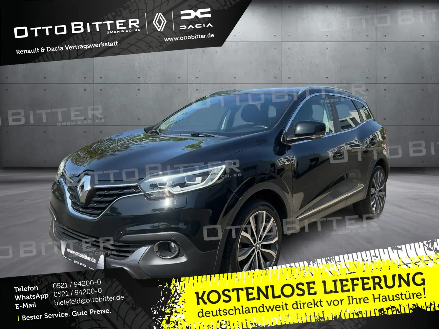 Renault Kadjar TCe165 BOSE EDITION ANHÄNGERKUPPLUNG Noir - 1