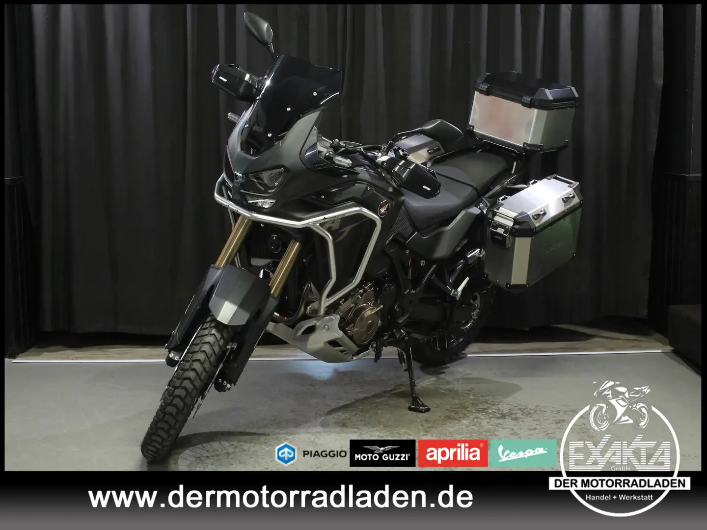 Honda CRF 1100 Africa Twin CRF 1100 DCT / KOFFER + TOPCASE / Czarny - 1