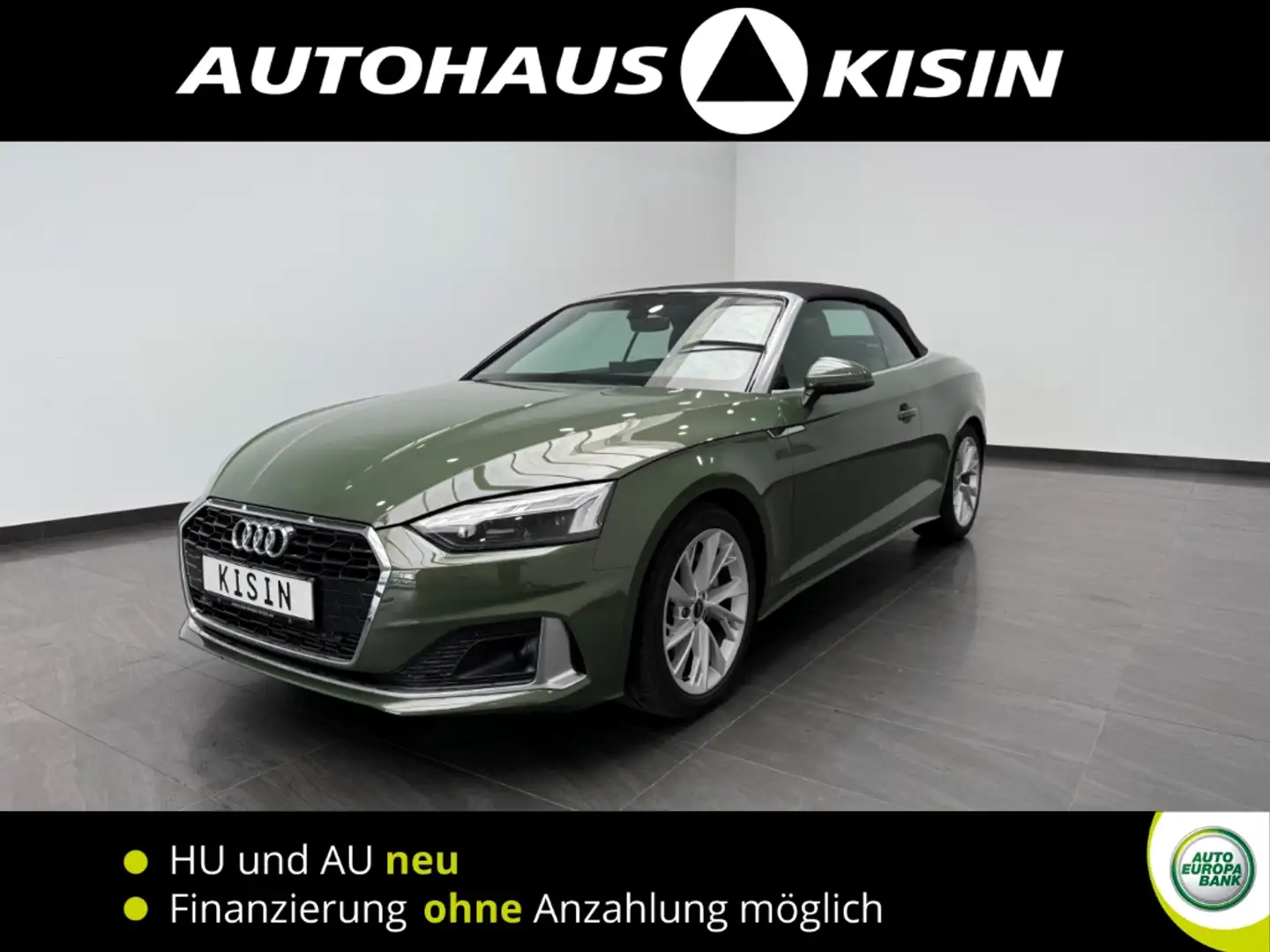 Audi A5 Cabriolet 40 TFSI advanced 2.0 /Navi /CAM /SHZ Grün - 1