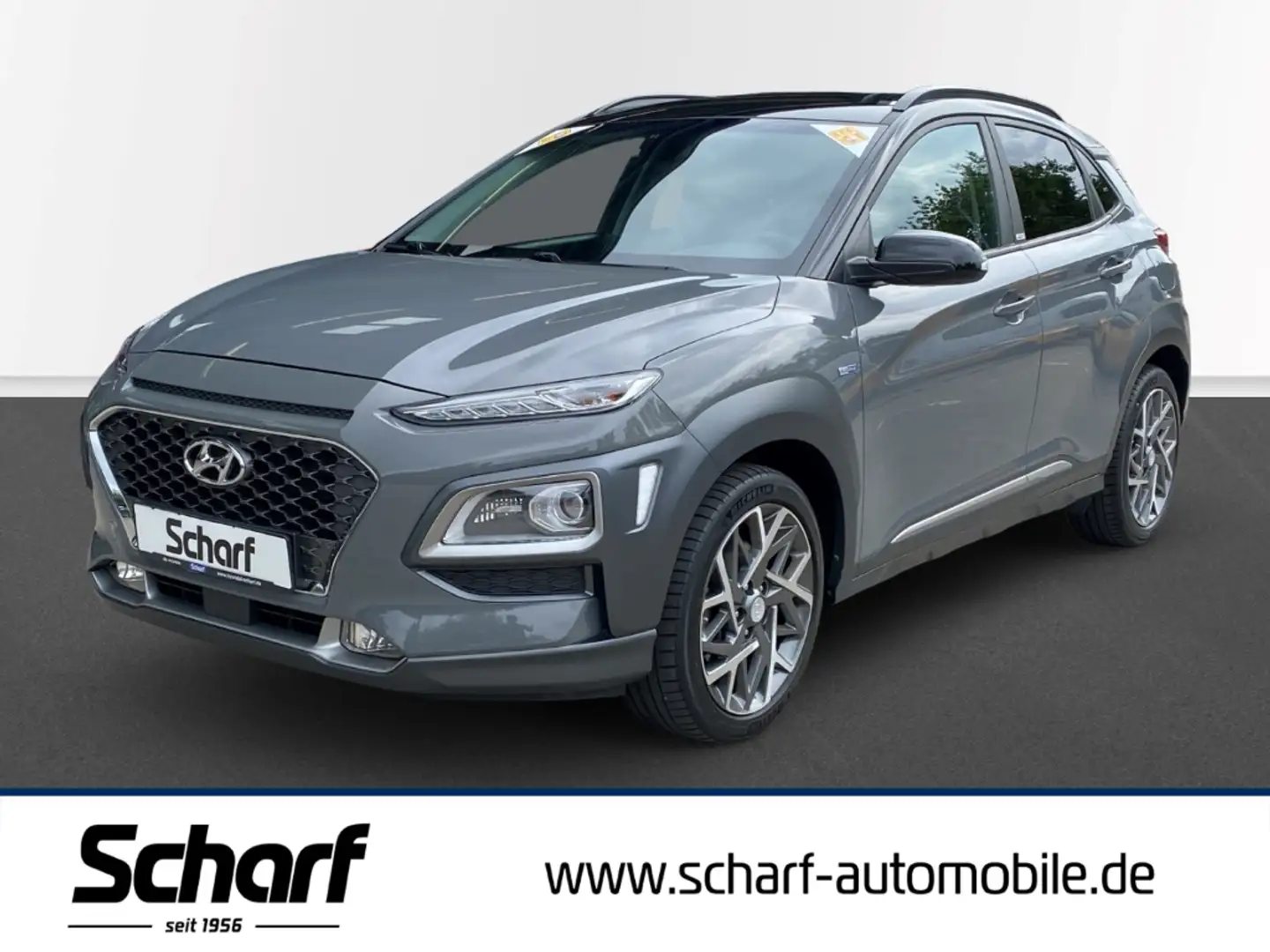 Hyundai KONA 1.6 GDI Hybrid 2WD Style Navi AC/A Rü.CAM PDC SHZ Gris - 1
