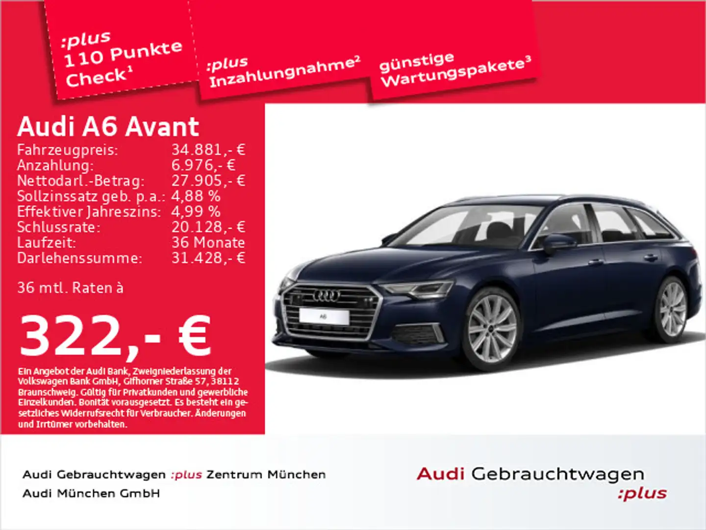 Audi A6 40 TDI qu. S tronic design Virtual+/Led Azul - 1