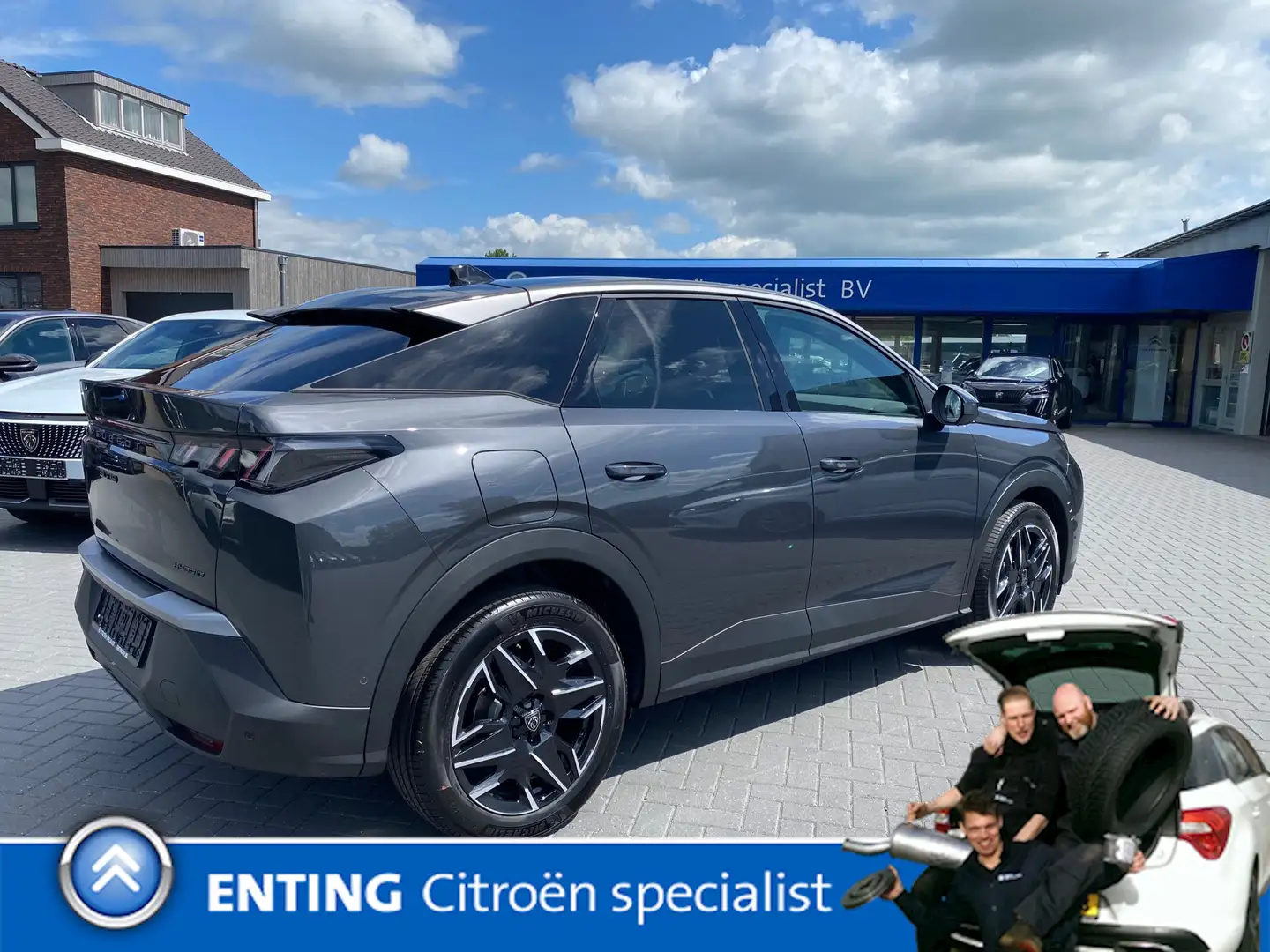 Peugeot 3008 1.2 Hybrid 145 ALLURE E-DSC-6 ADAPTIVE CRUISE AGR+ Grijs - 2