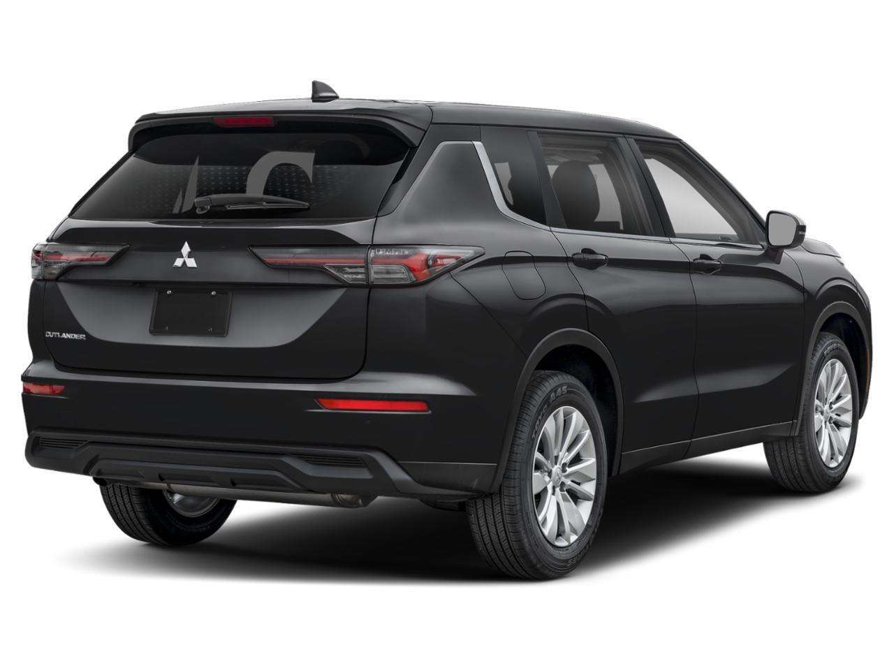 Black 2025 Mitsubishi Outlander SUV / Crossover Front-Wheel Drive Continuously Variable Transmission