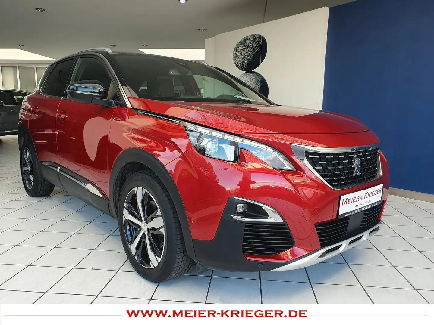 Peugeot 3008 Aut GT-Line/Panorama/LED/Grip-Control Rot - 1