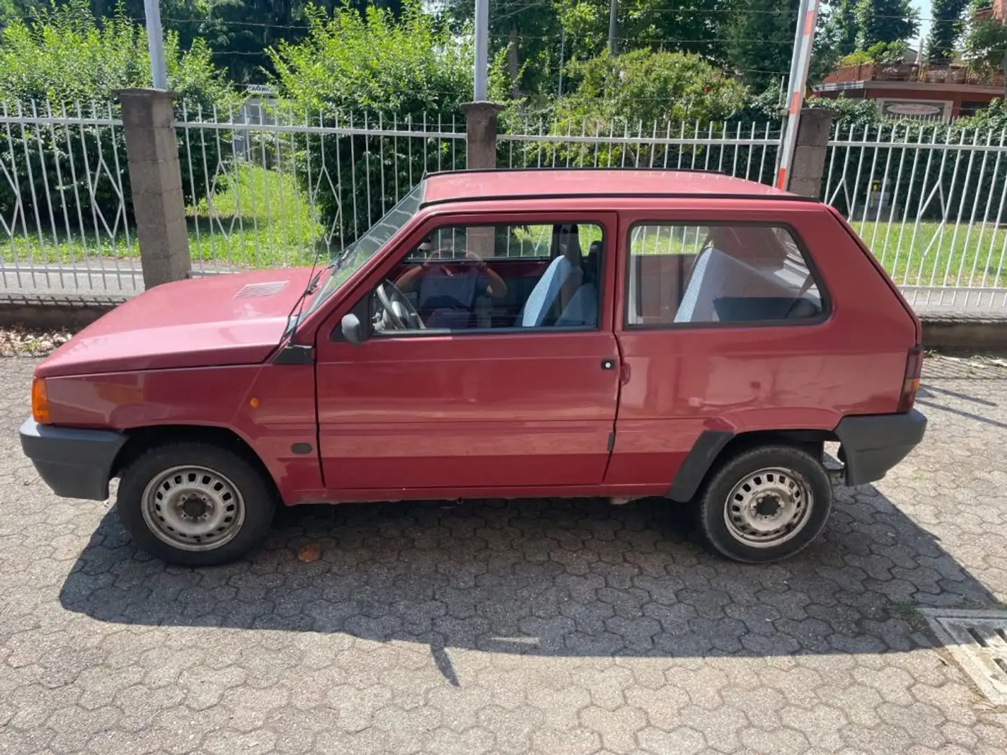 Fiat Panda 1ª serie 900 i.e. cat Hobby. bordeaux /verde Rosso - 2