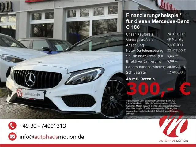 Mercedes-Benz C 180 Coupe AMG Night Edition Pano Navi Kamera LED