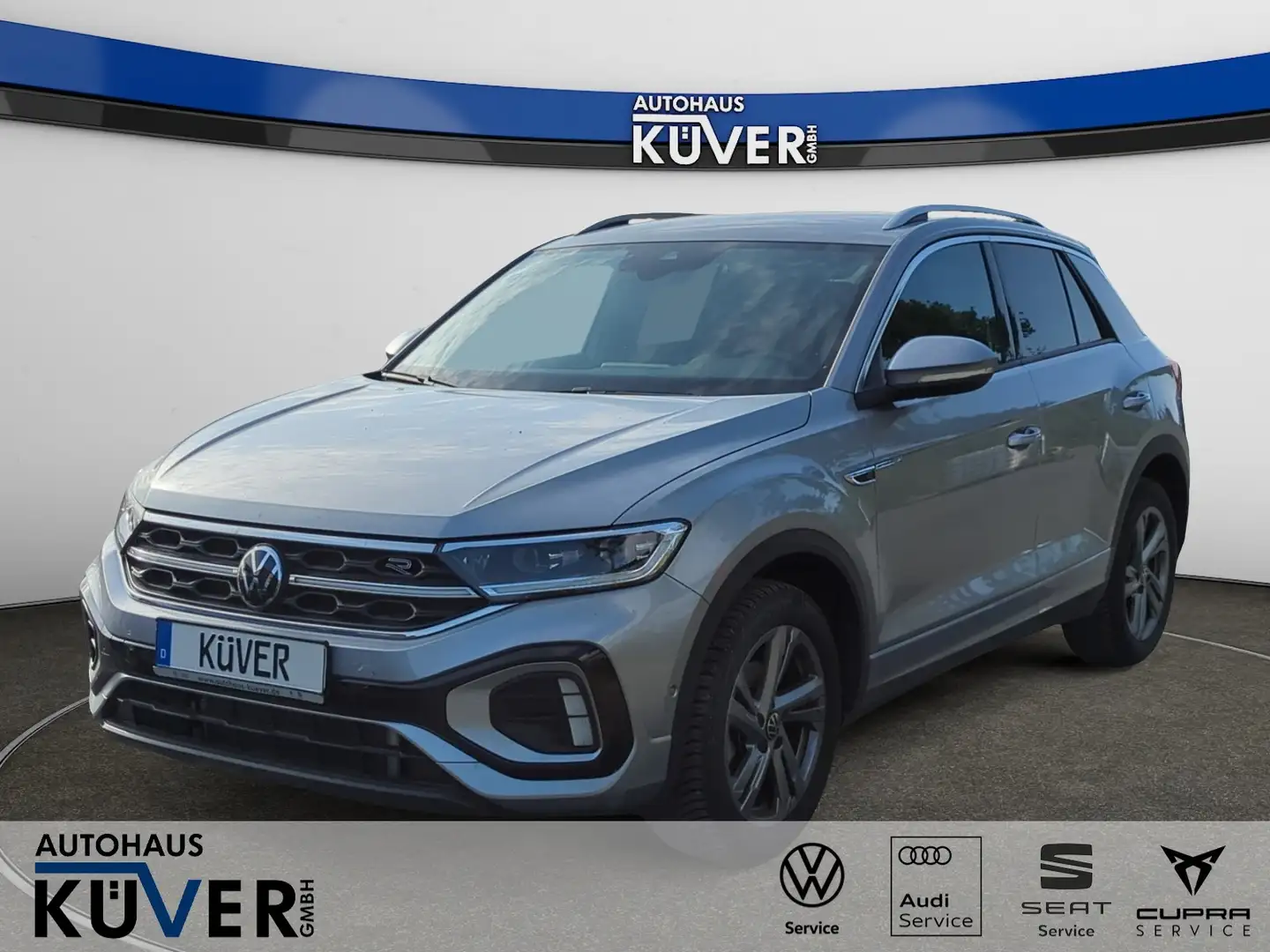 Volkswagen T-Roc R-Line 1,5 TSI DSG Navi+ACC+Matrix+17´´ Silber - 1