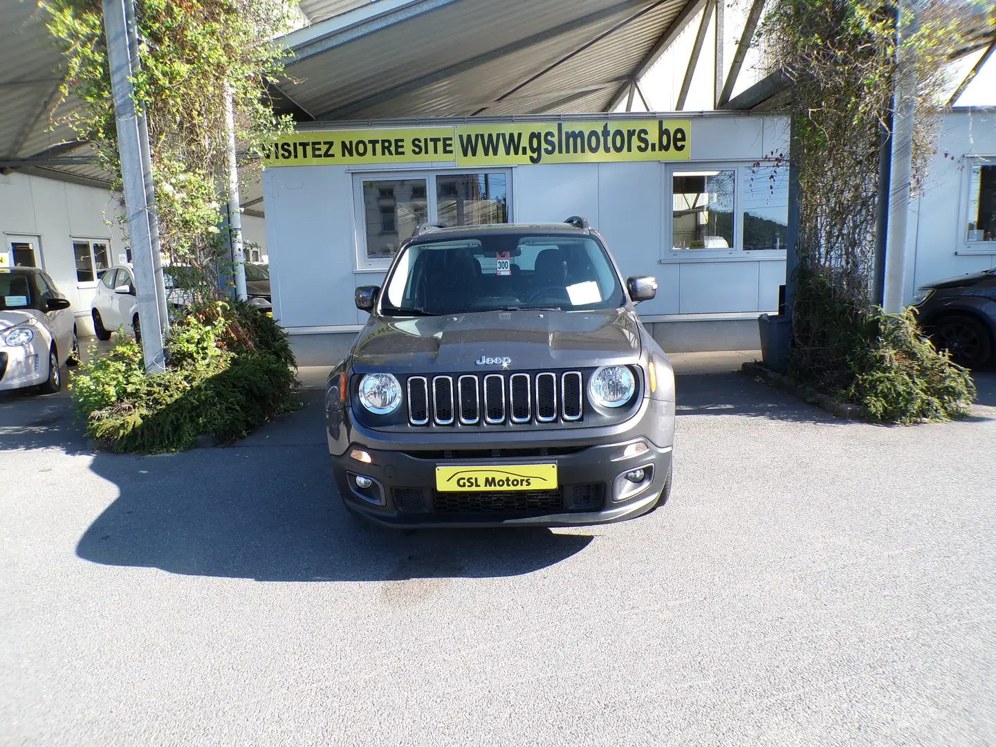 Jeep Renegade 1.4Turbo 136cv Automatique 05/17 61246km Airco GPS Gris - 2