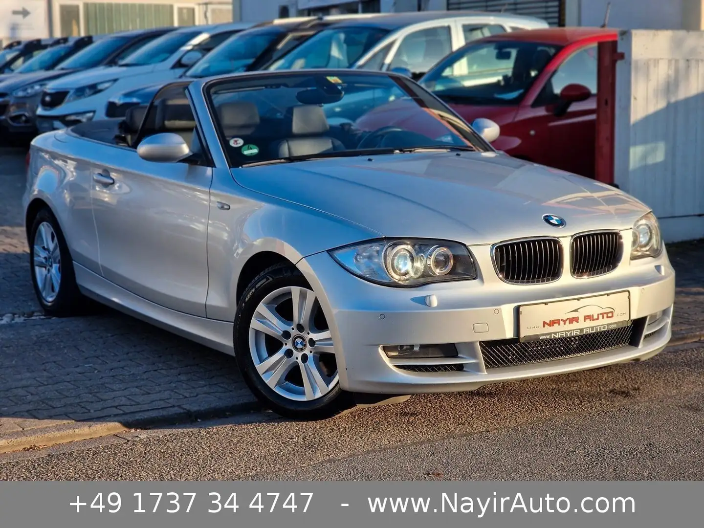 BMW 120 d Cabrio|Leder|Xenon|Pdc|8xBereift|M Lenkrad Silber - 1