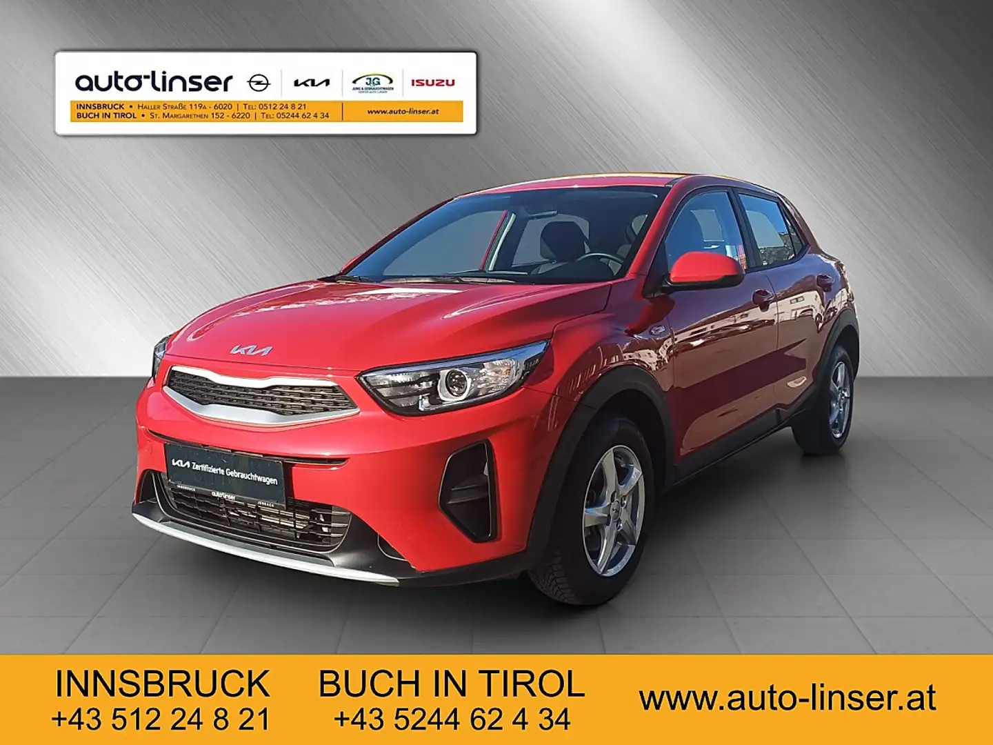 Kia Stonic 1,0 TGDI GPF ISG Titan Rot - 1