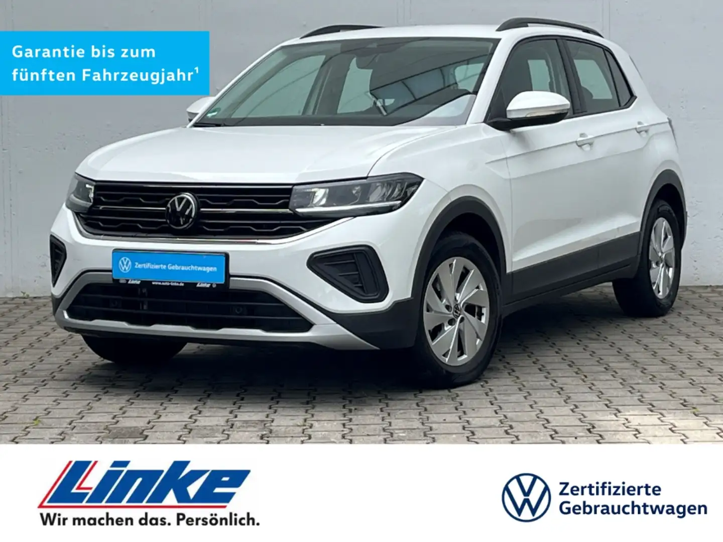 Volkswagen T-Cross 1.0 TSI Life Kamera/Navi/ACC/App-Connect Weiß - 1