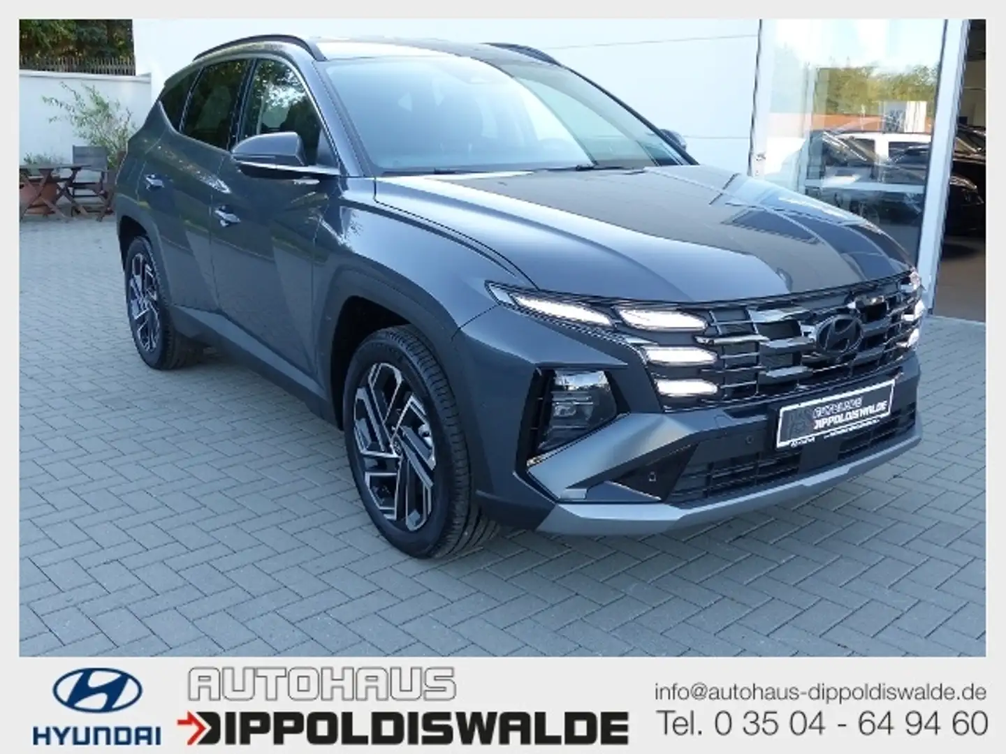 Hyundai TUCSON 1.6 T-GDI 4WD 6Aut. Prime *LED*KRELL*PDC* Grau - 1
