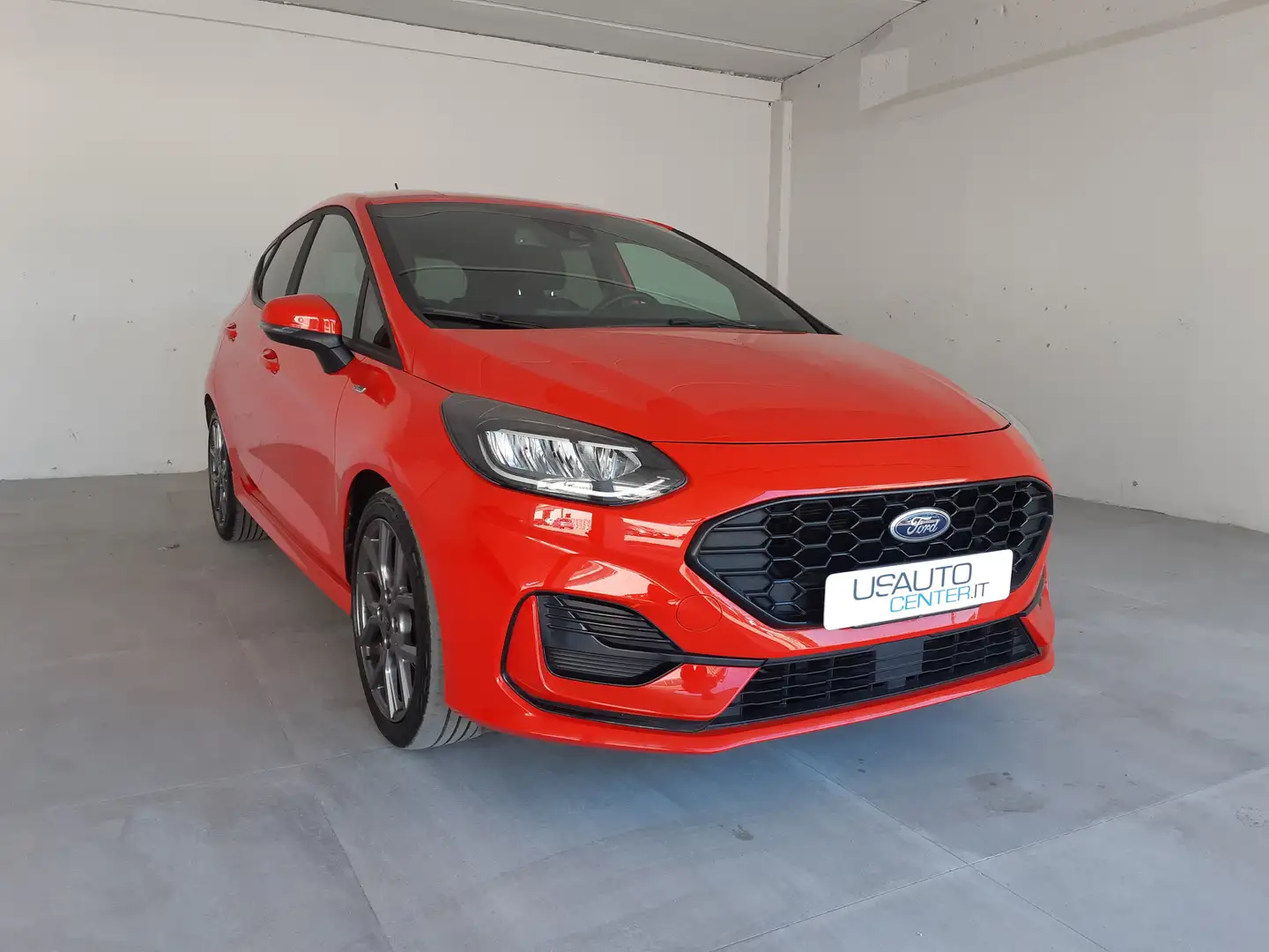 Ford Fiesta Fiesta VII 2022 5p 5p 1.0 ecoboost h ST-Line 125cv Rosso - 2