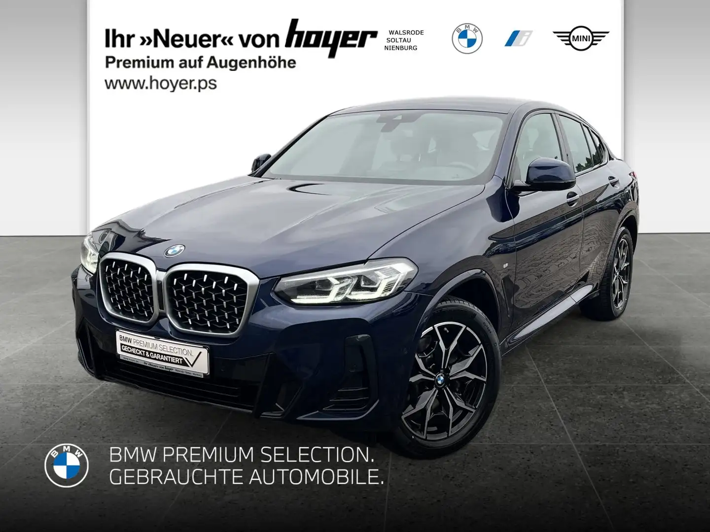 BMW X4 xDrive30i M Sportpaket HiFi DAB LED WLAN RFK Blau - 1