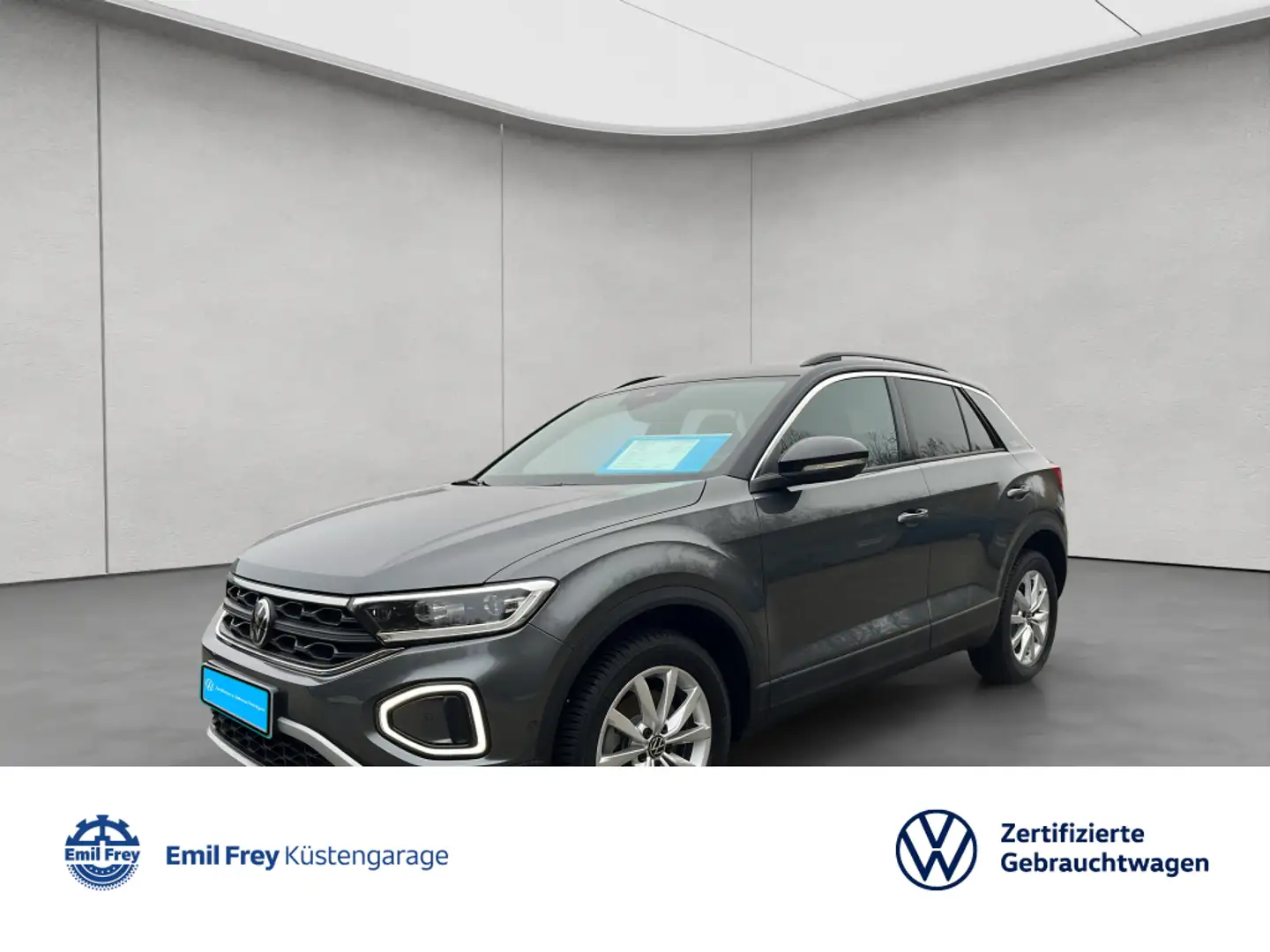 Volkswagen T-Roc 2.0 TDI Goal DSG AHK/Kamera/Navi Grau - 1