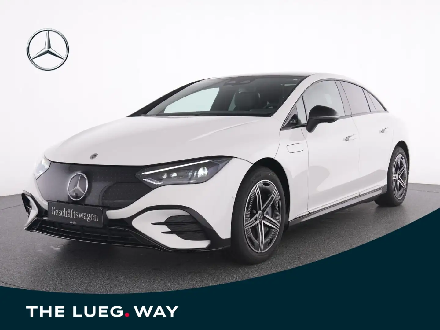 Mercedes-Benz EQE 350 4M AMG+HUD+AIRMATIC+PANO+HA-LENKUNG+360° Weiß - 1