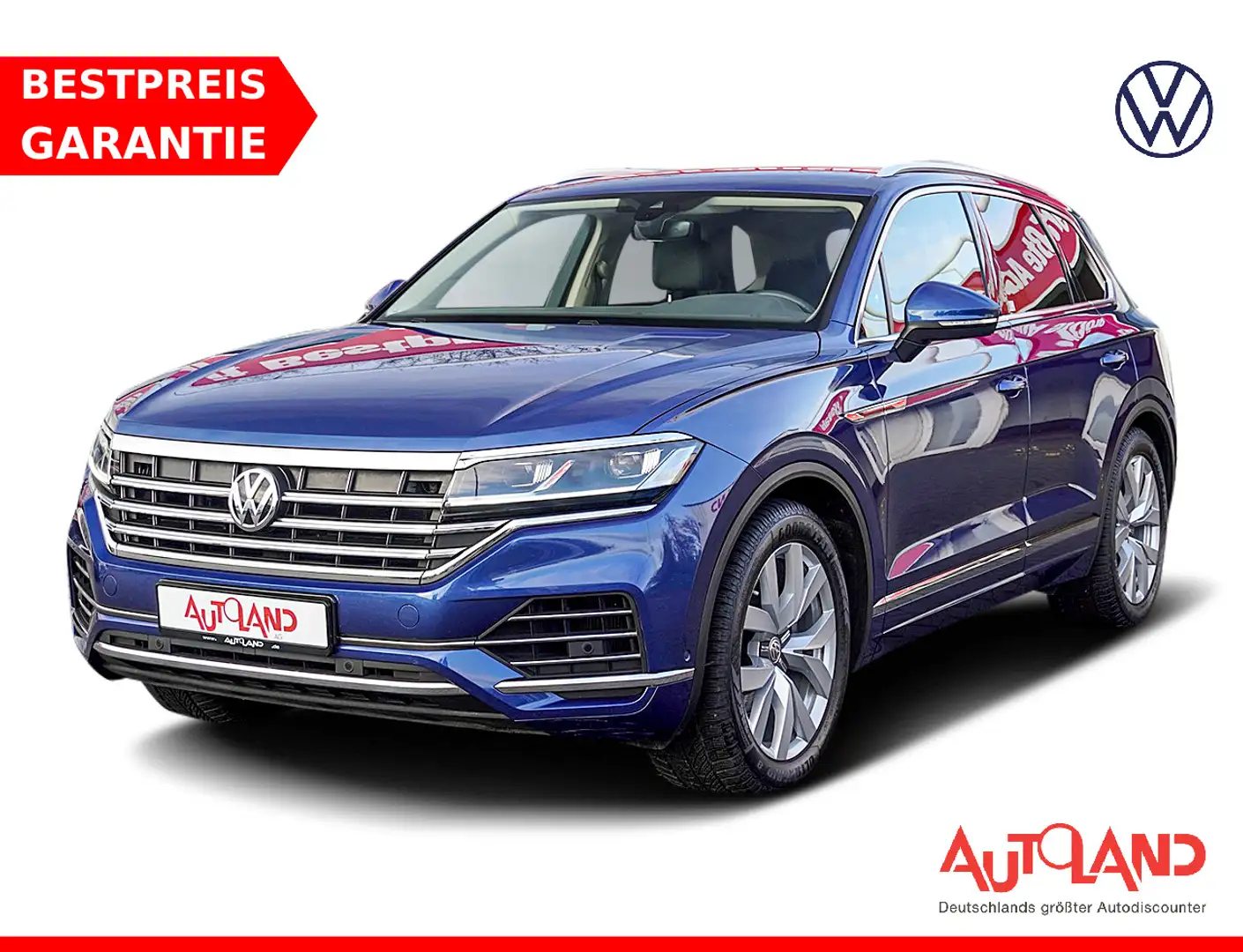 Volkswagen Touareg 3.0 V6 TDI Atmosphere 4Motion LED Navi Blau - 1