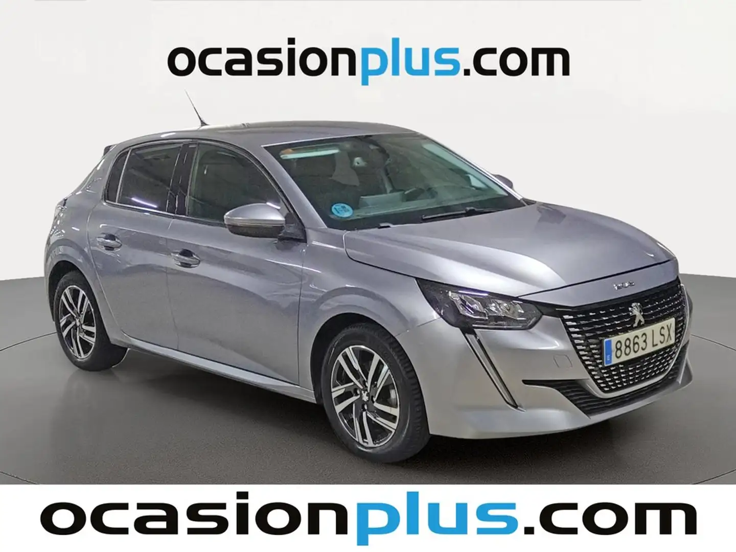 Peugeot 208 1.2 Puretech S&S Allure 100 Gris - 2