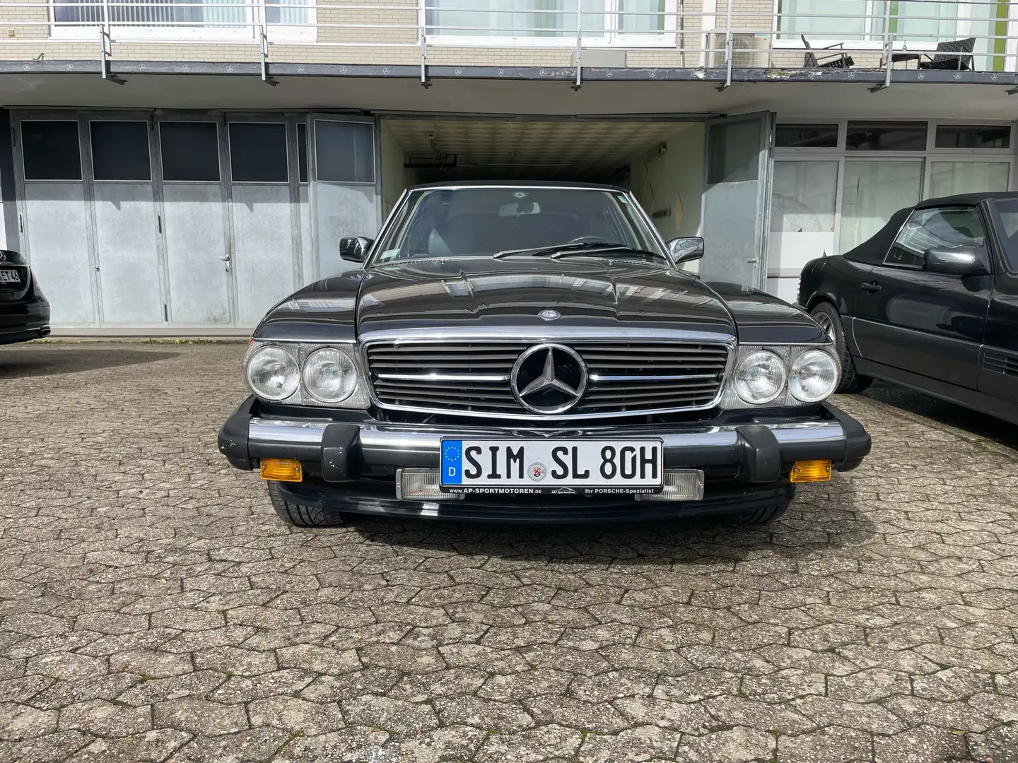 Mercedes-Benz SL 500 1987 Mercedes Benz SL-560 203TKM H-Zulassung Modrá - 1