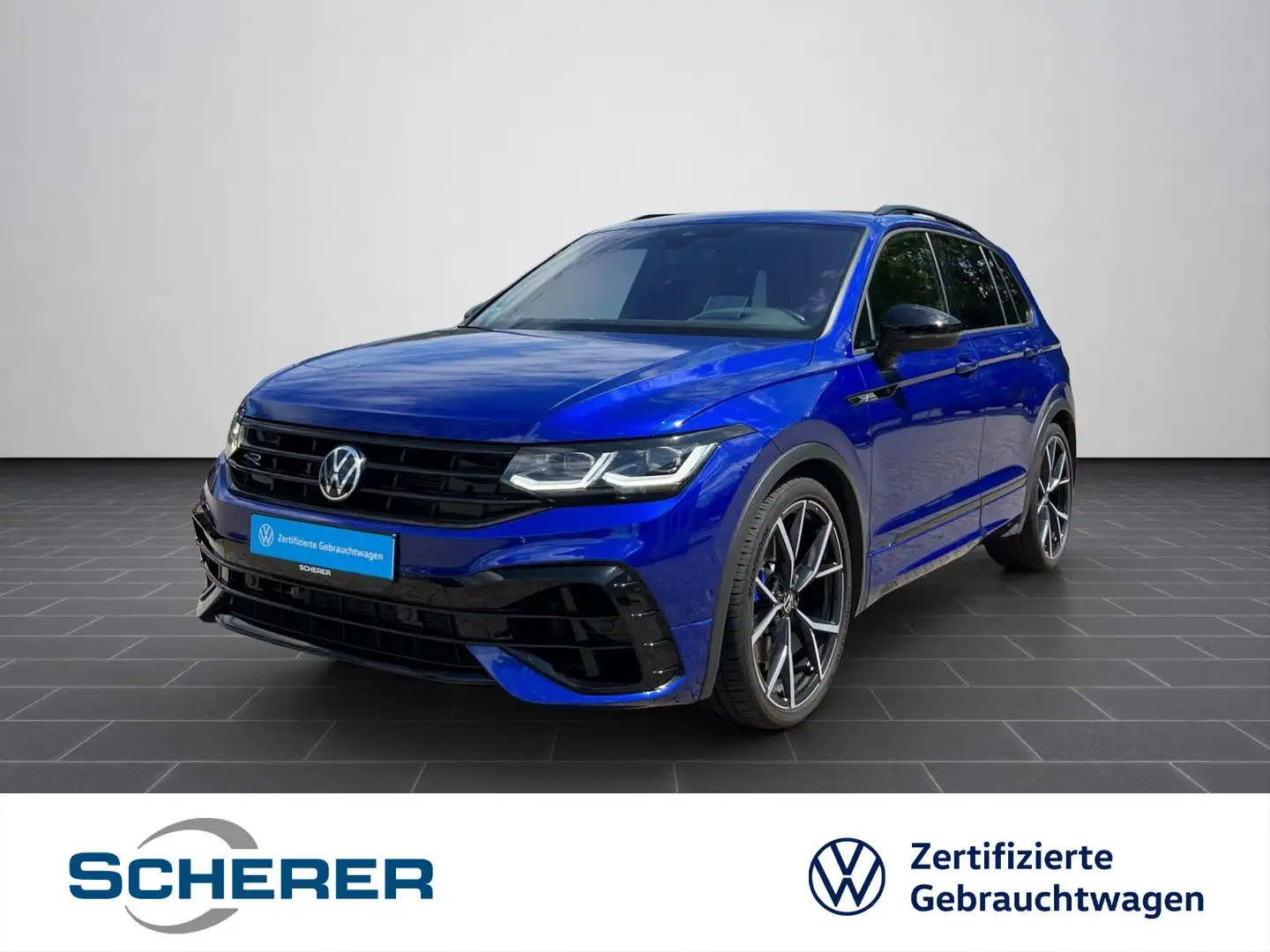 Volkswagen Tiguan R 2.0 TSI AHK PANO H&K KAMERA BLACK STYLE Blau - 1