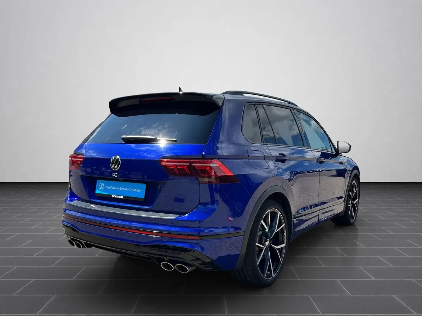 Volkswagen Tiguan R 2.0 TSI AHK PANO H&K KAMERA BLACK STYLE Blau - 2