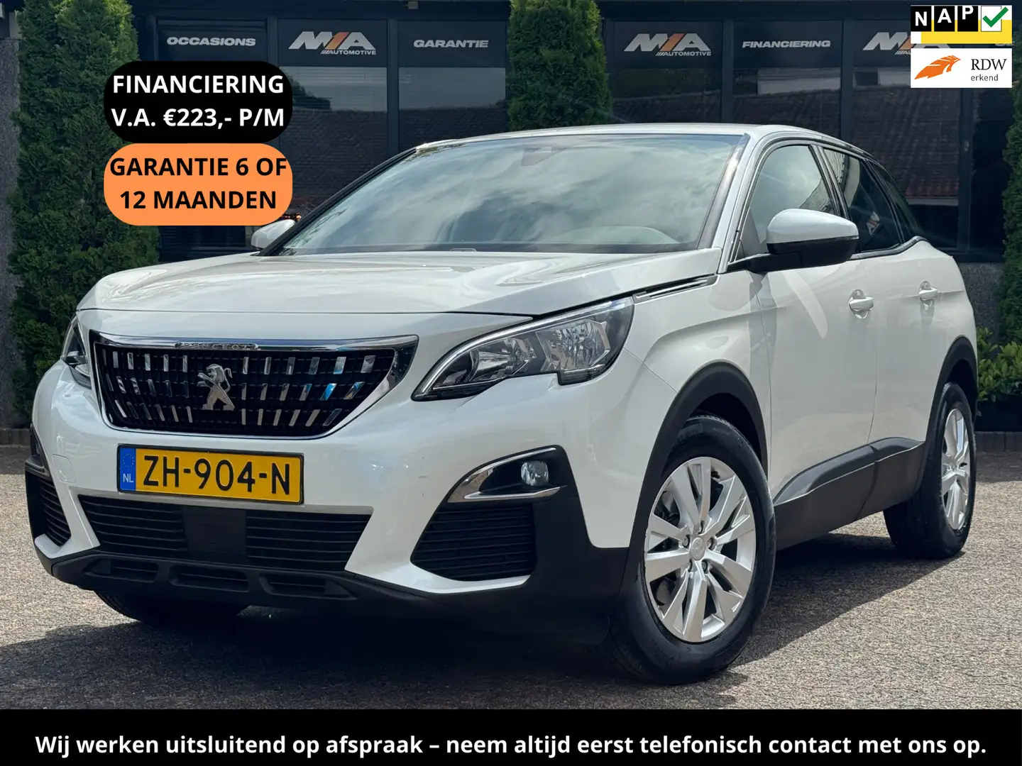 Peugeot 3008 1.2 PureTech Executive | Airco/ECC | 1E EIG Wit - 1