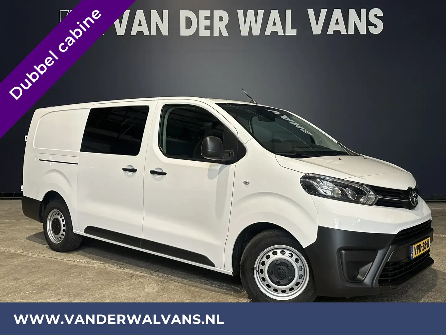 Toyota Proace Worker 2.0 D-4D 145pk L3H1 Dubbele Cabine Euro6 Ai Wit - 1