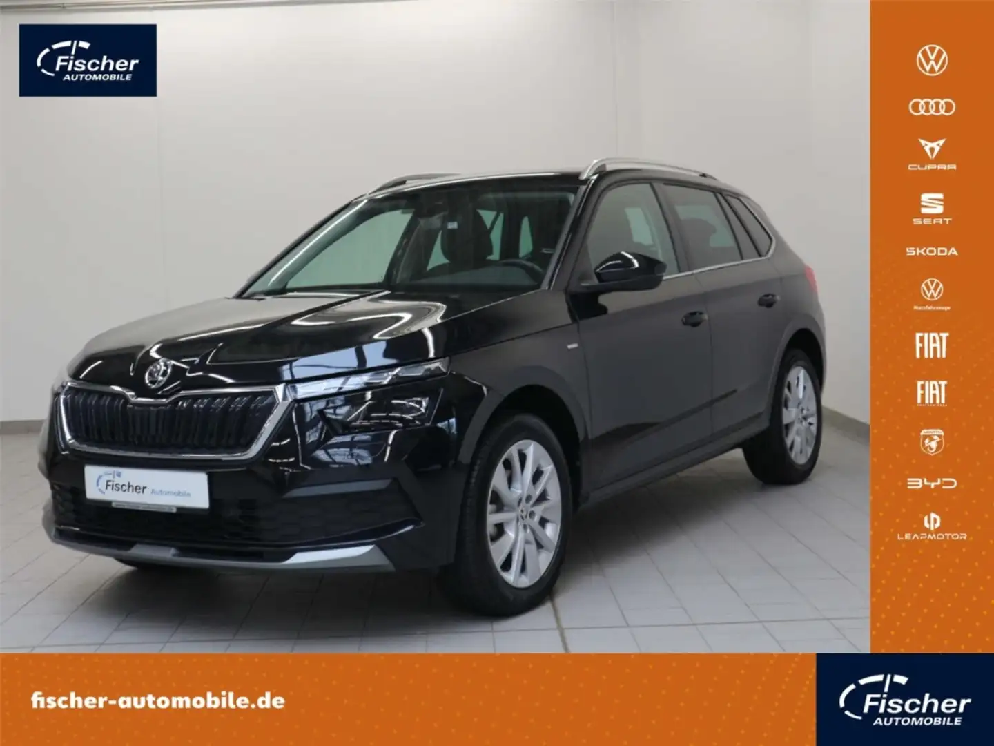 Skoda Kamiq 1.0 TSI Tour 6-Gang LED/NAV/DC/RFK/PDC/SH Schwarz - 1