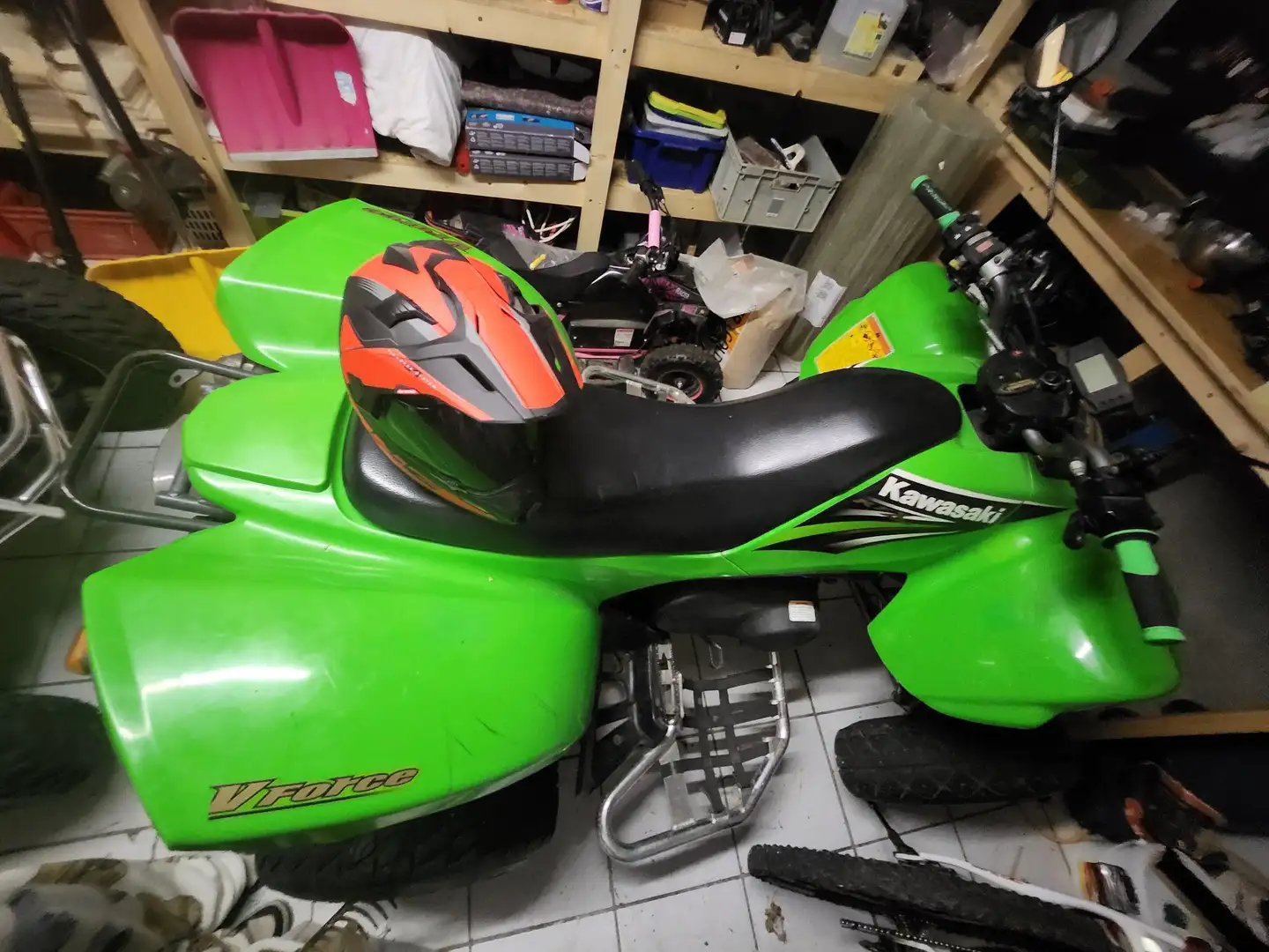 Kawasaki KFX 700 Verde - 1