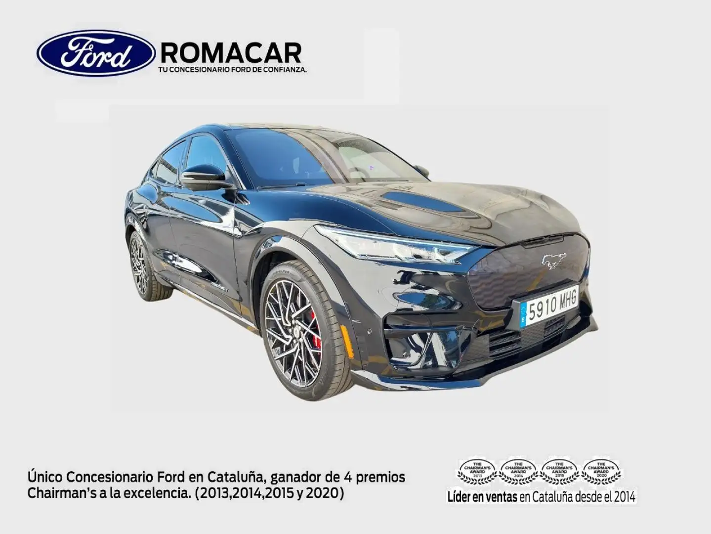 Ford Mustang Mach-E AWD 358kW Batería 98.8Kwh GT 487cv Negro - 1