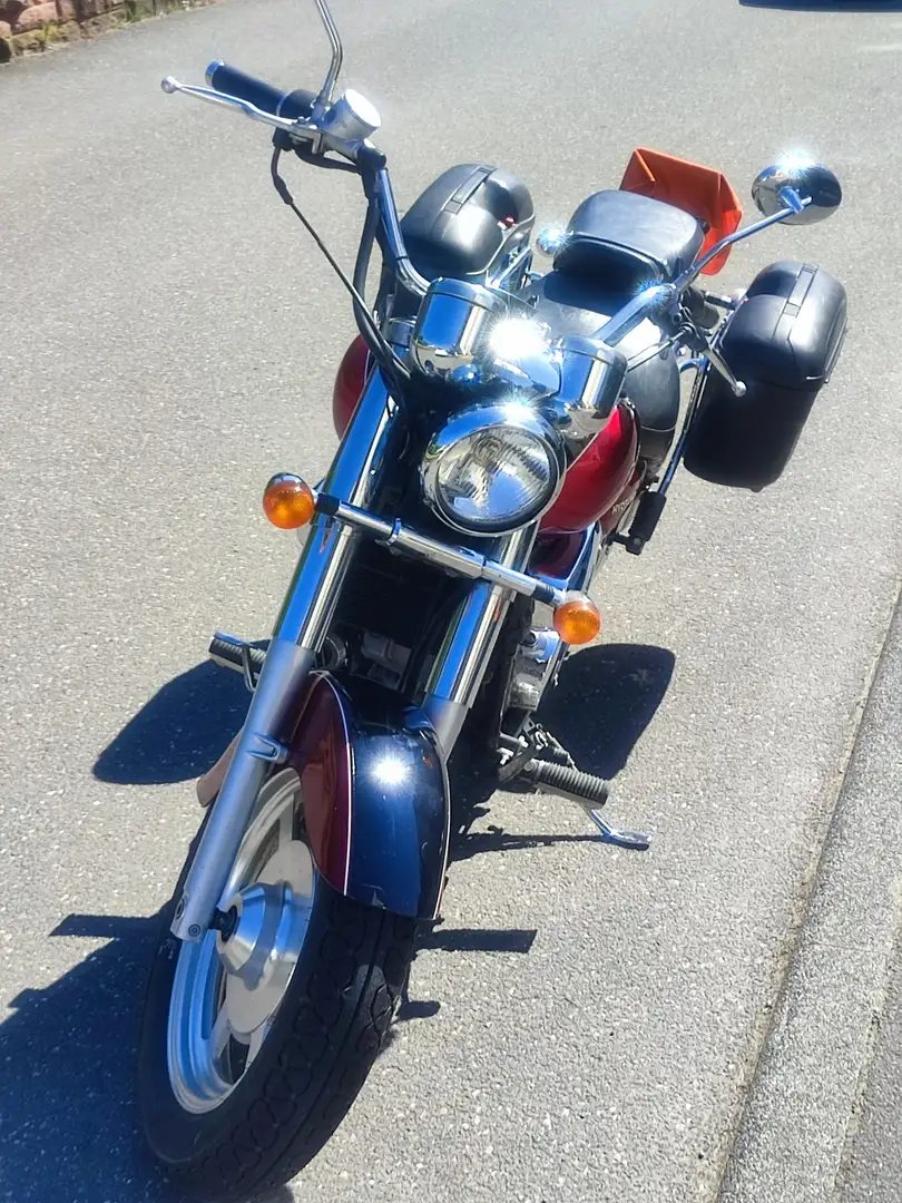 Hyosung GV 250 Koffer links, rechts Rosso - 2