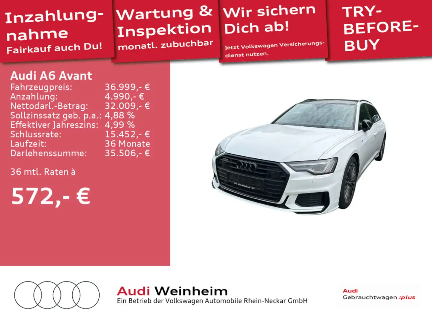 Audi A6 55 TFSI e sport quattro Pano Black-Pake Wit - 1