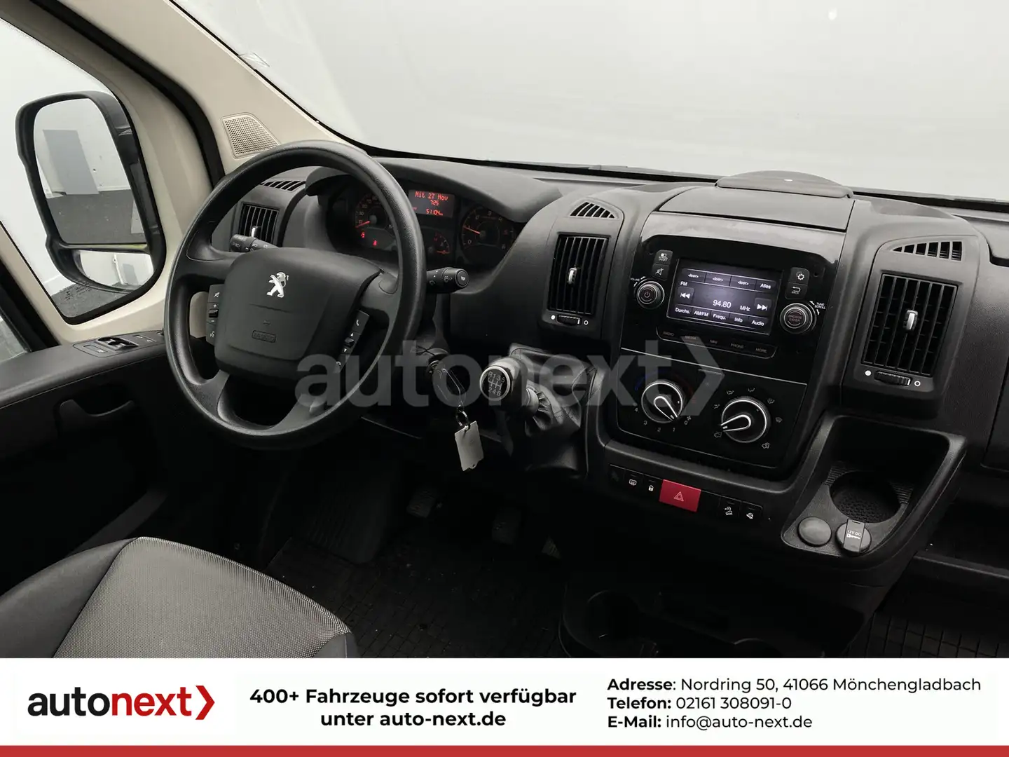 Peugeot Boxer 2.2 HDI L1H1 KAMERA+NAVI+STANDHZG. 8265B Schwarz - 2
