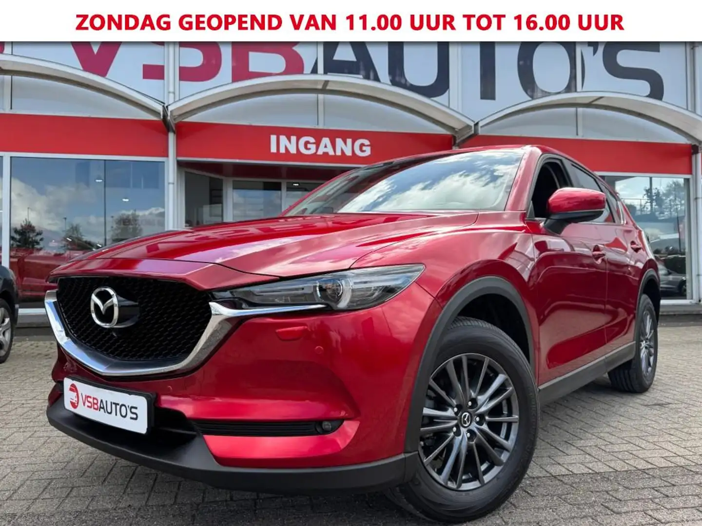 Mazda CX-5 2.0 SKY-ACTIV-G 165PK 360-CAMERA LED LMV PDC AIRCO Rouge - 1