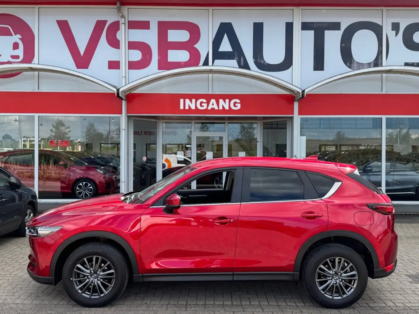 Mazda CX-5 2.0 SKY-ACTIV-G 165PK 360-CAMERA LED LMV PDC AIRCO Rouge - 2