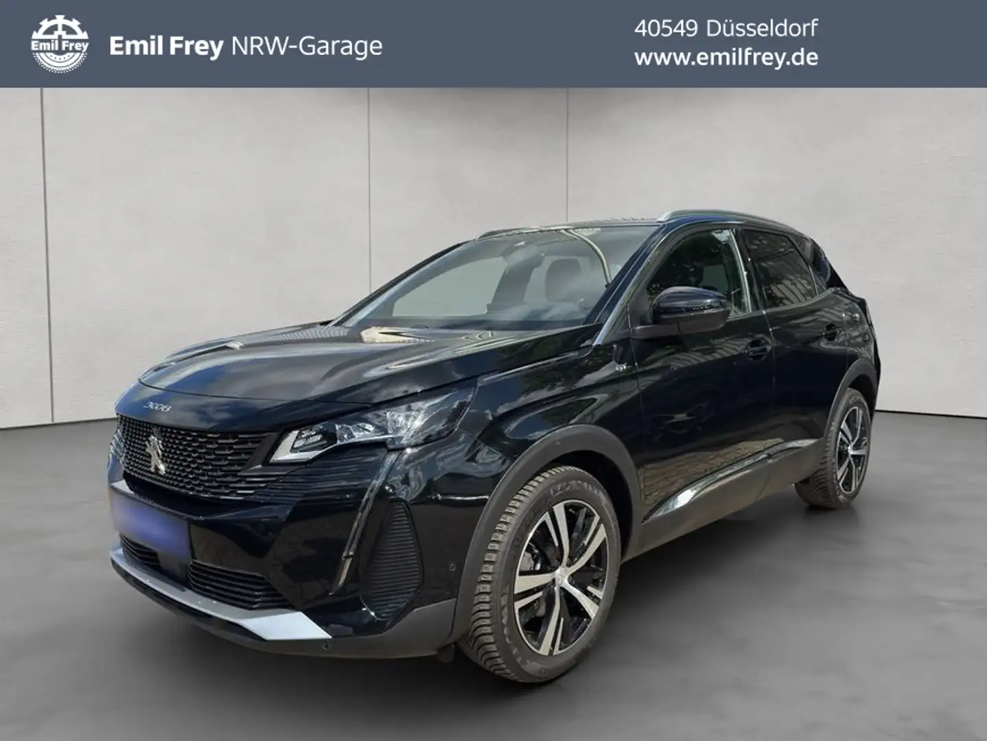 Peugeot 3008 Hybrid 136 e-DSC6 GT LED+SHZ+NAVI+AHK Schwarz - 1