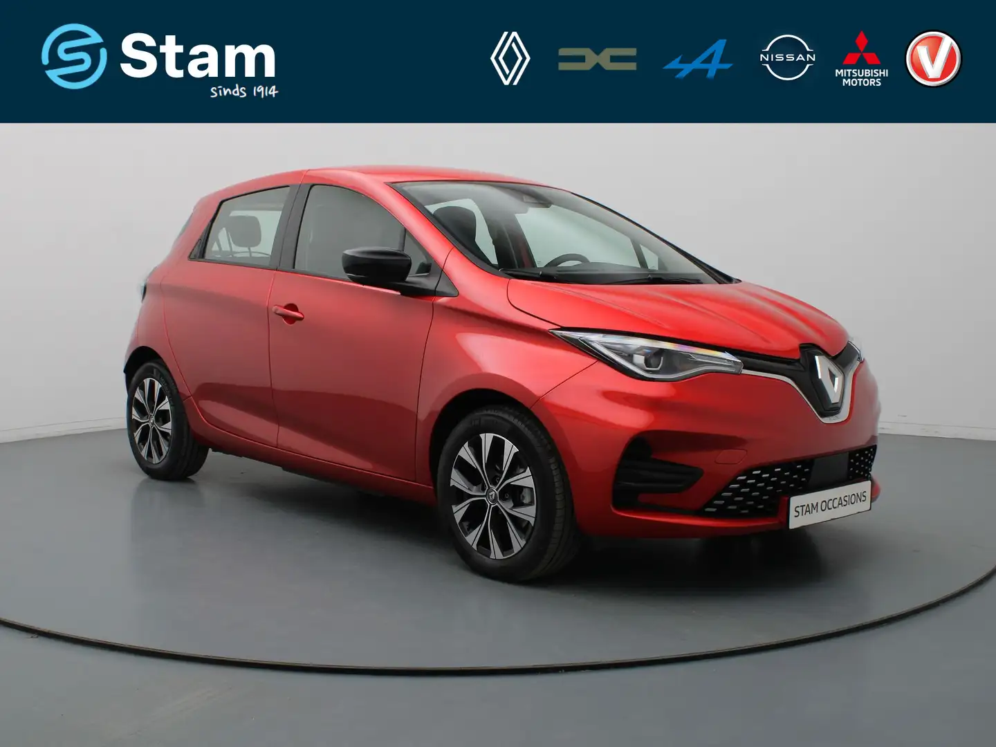 Renault ZOE R135 Evolution 52 kWh KOOPBATTERIJ Climate | Cruis Rood - 1