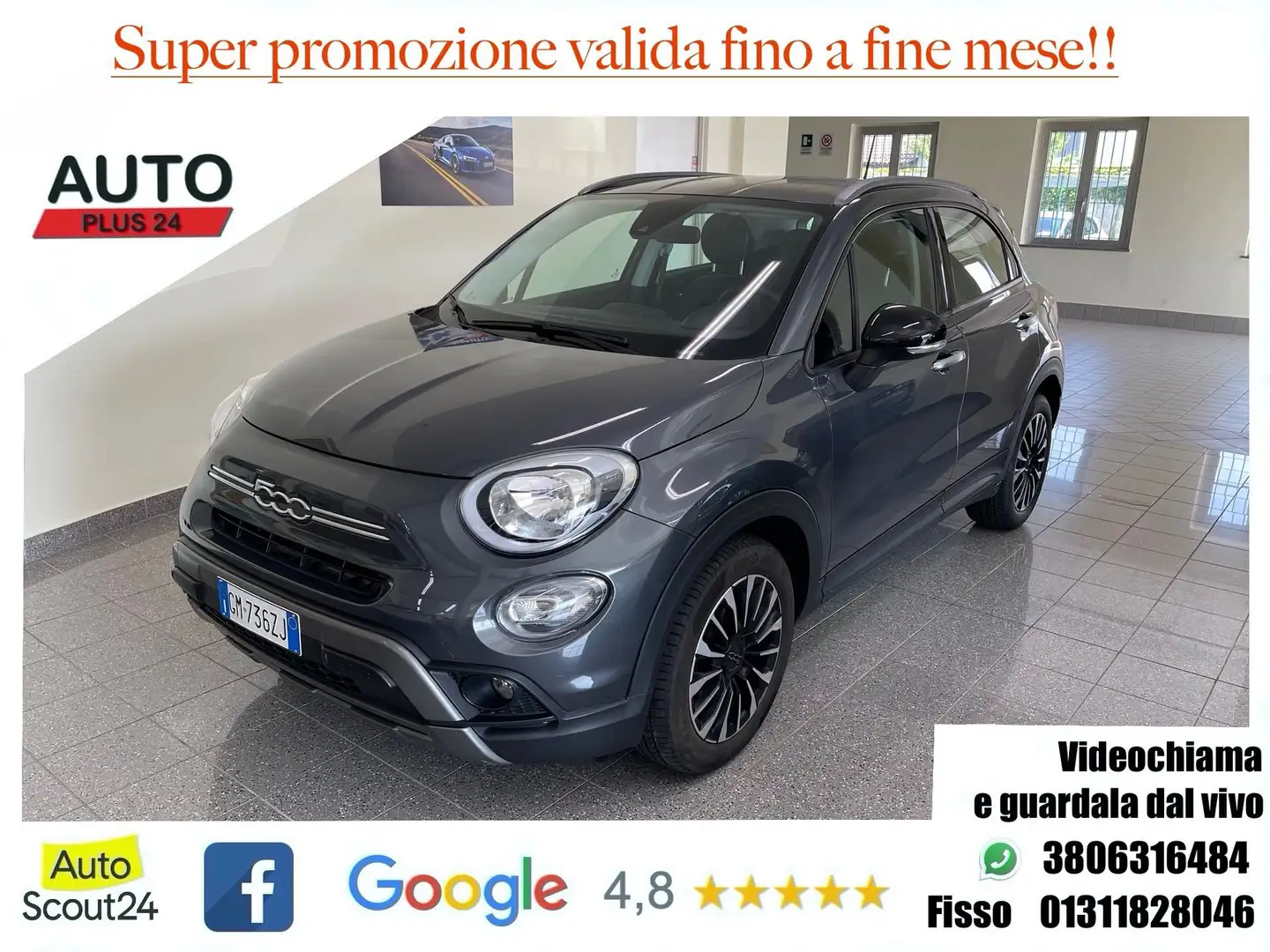 Fiat 500X 1.0 T3 Cross SCONTO "PROMO PLUS" Grigio - 1