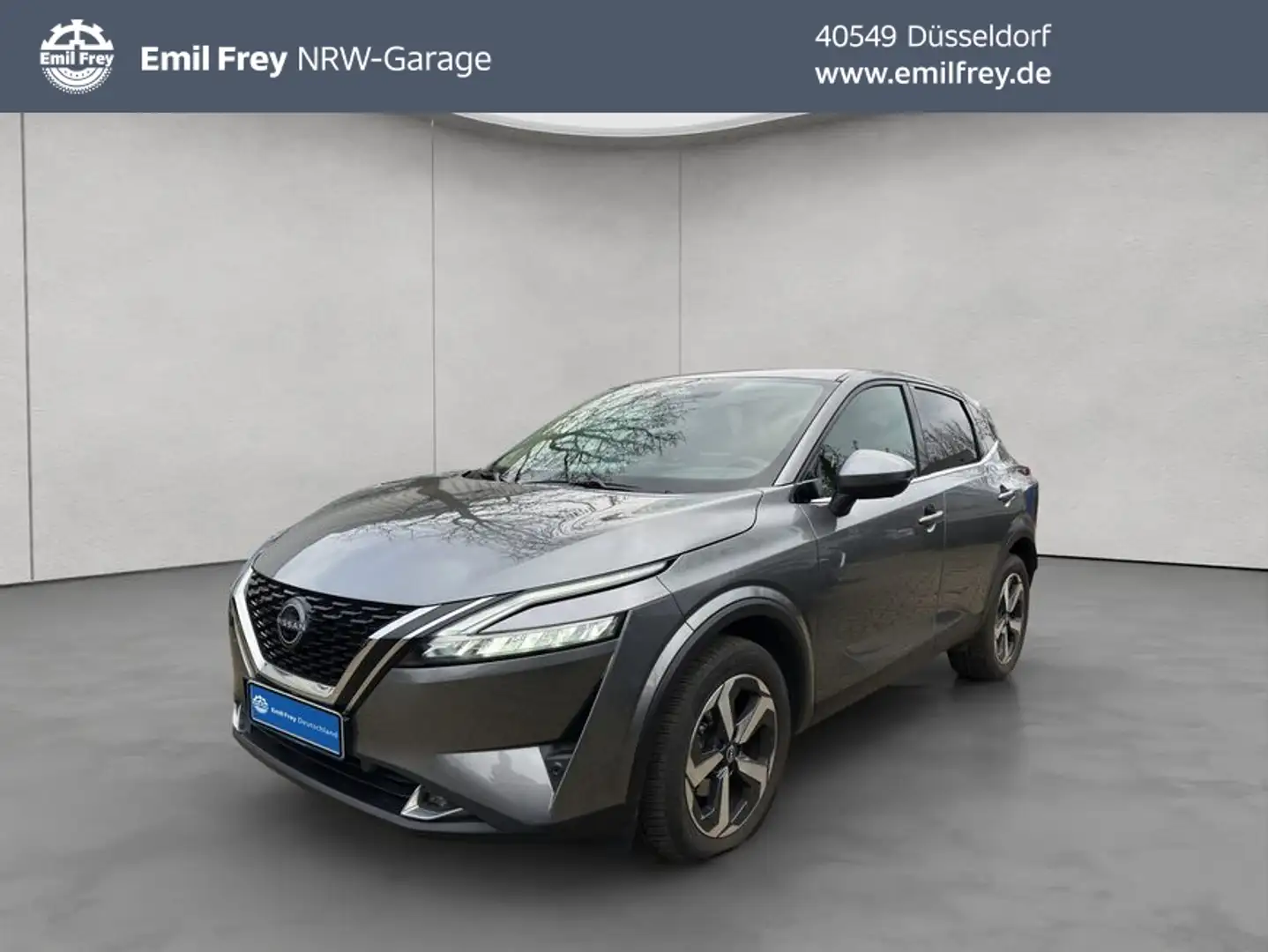 Nissan Qashqai 1.3 DIG-T Xtronic N-Connecta NAVI+WINTERP Gris - 1