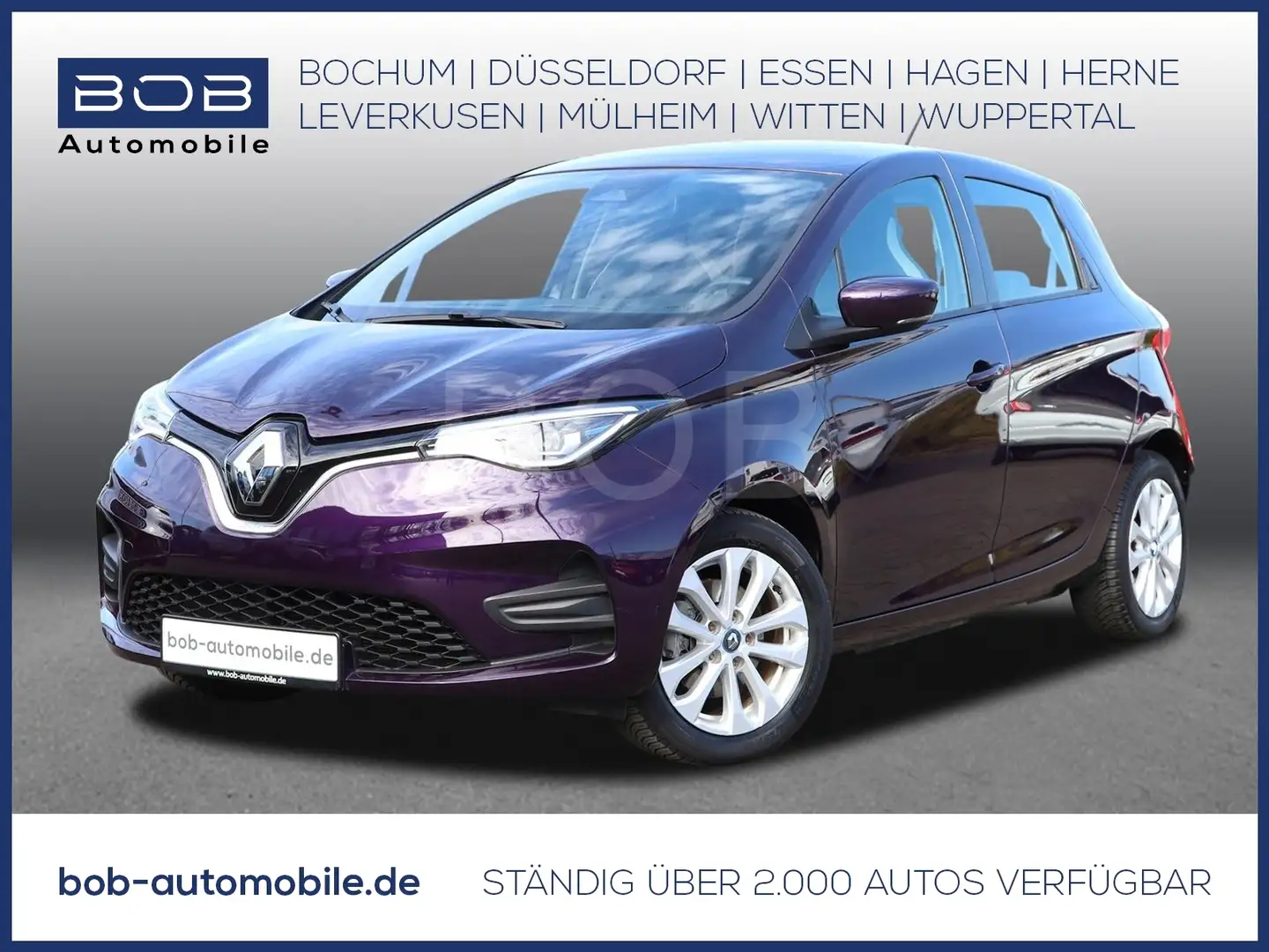Renault ZOE Z.E. 50 EXPERIENCE Batteriemiete NAVI SHZ Mauve - 1