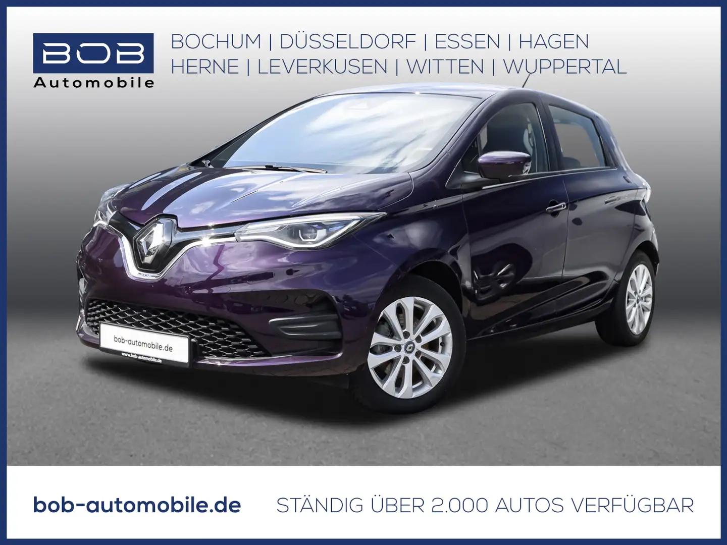 Renault ZOE Z.E. 50 EXPERIENCE Batteriemiete NAVI SHZ Violet - 1