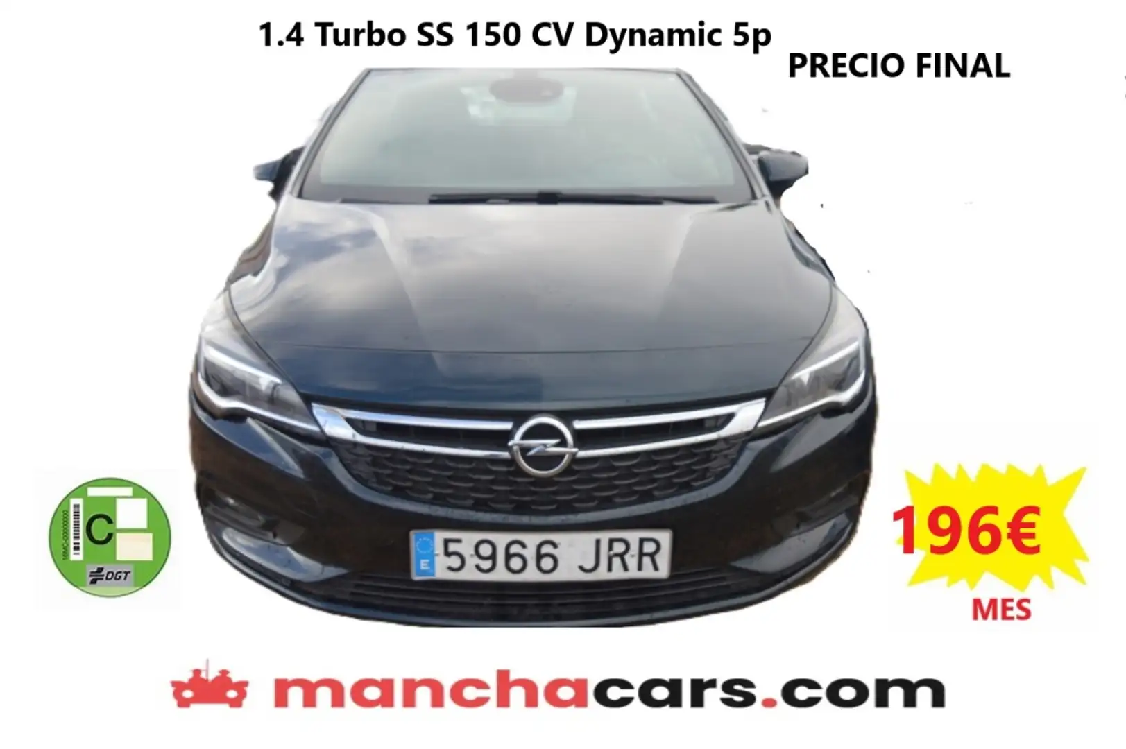 Opel Astra 1.4T S/S Dynamic 150 Negro - 2