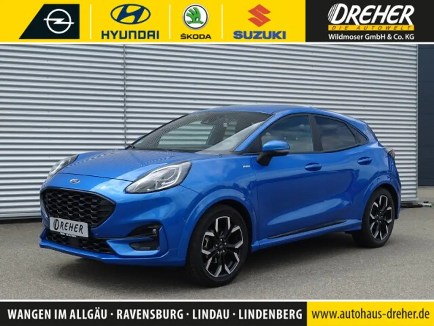Ford Puma Puma 1.0 EcoBoost Mild Hybrid ST-Line X S/S  Navi Blau - 1