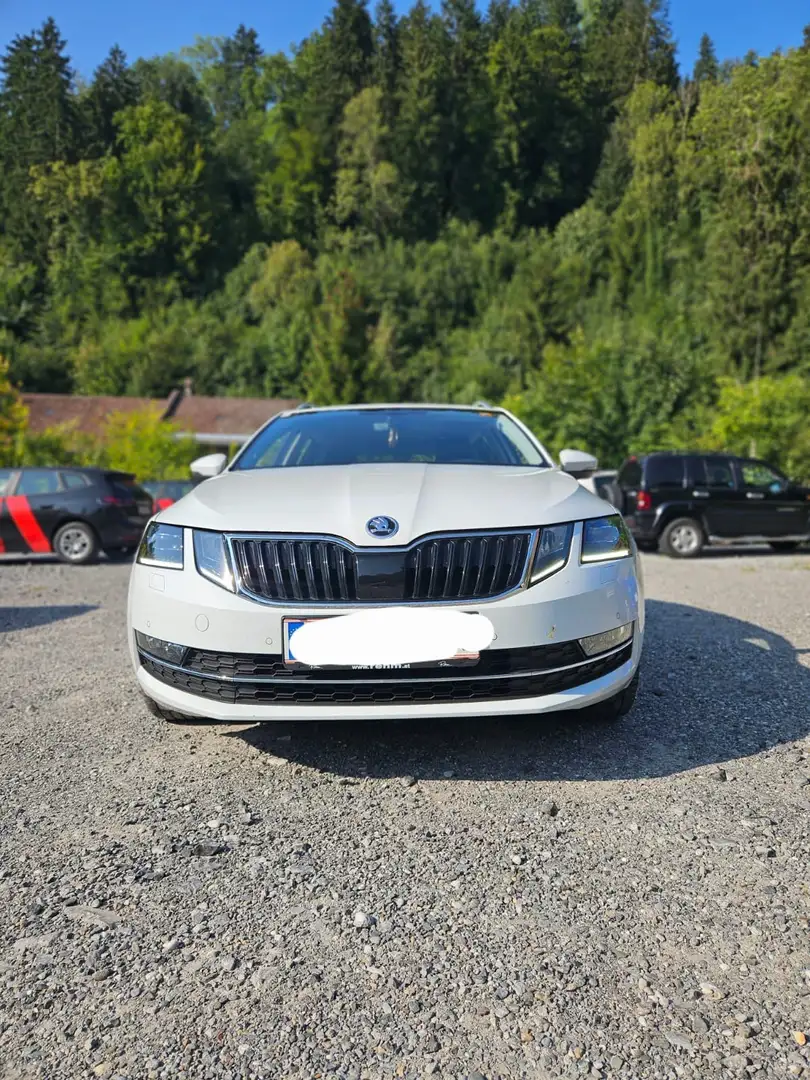 Skoda Octavia Combi 2.0 TDI 4x4 DSG Scout Weiß - 1