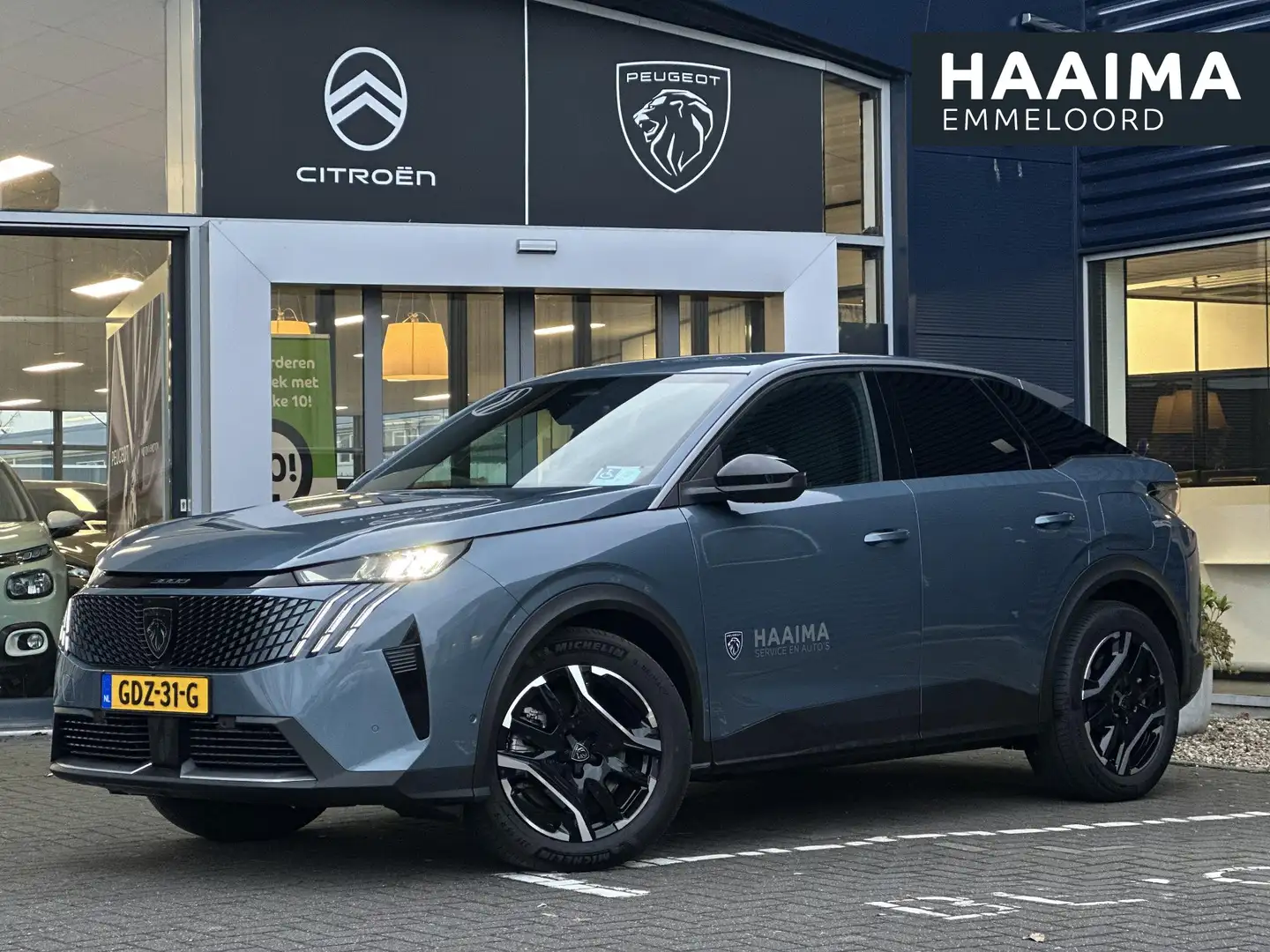 Peugeot 3008 e-3008 Allure 210pk 73 kWh | Adaptive Cruise Contr Blauw - 1
