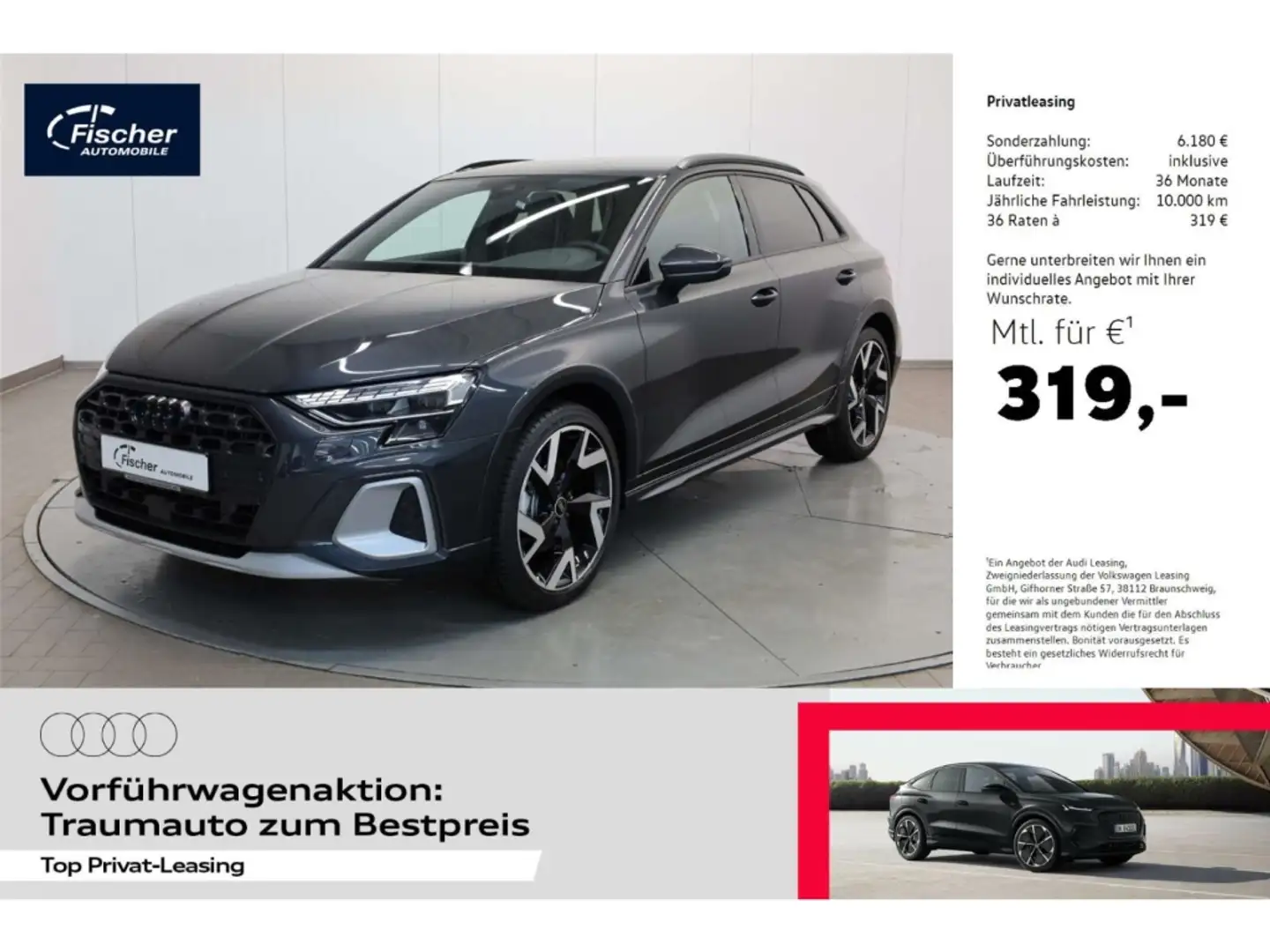 Audi A3 allstreet 35 TFSI S line Grau - 1