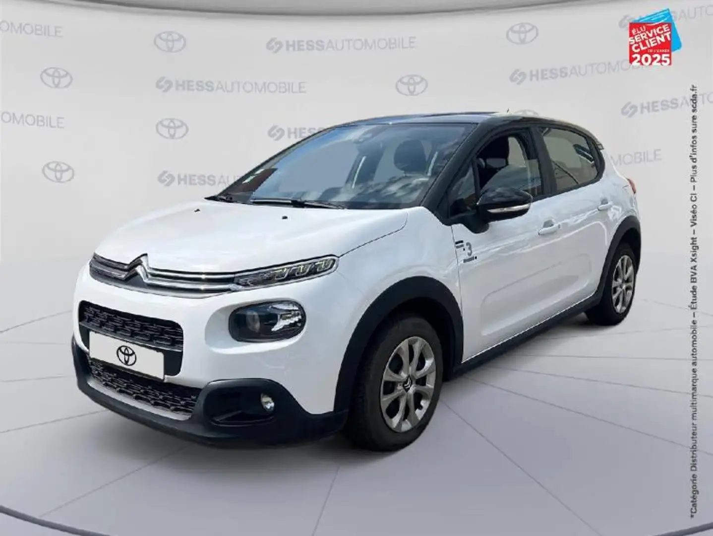 Citroen C3 PureTech 82ch Graphic S/S E6.d-TEMP Carplay Blanc - 1