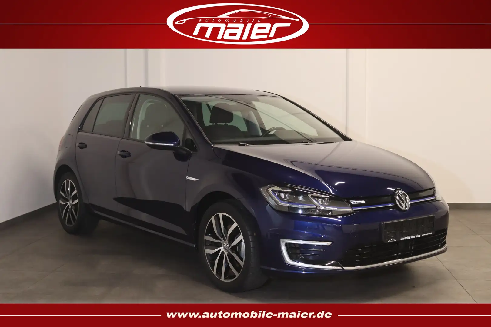 Volkswagen e-Golf Comfortline Virtual-Navi-KAM-LED-ACC-CCS- Blau - 1