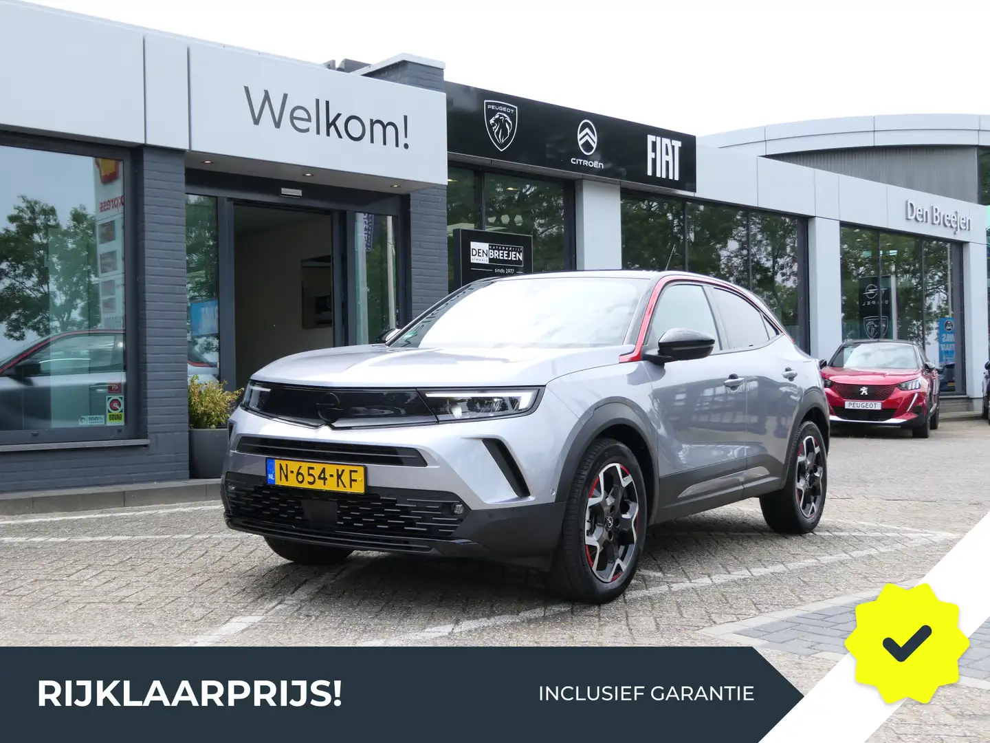 Opel Mokka 1.2 GS Line | Navigatie | Trekhaak | Camera | 18'' Gris - 1